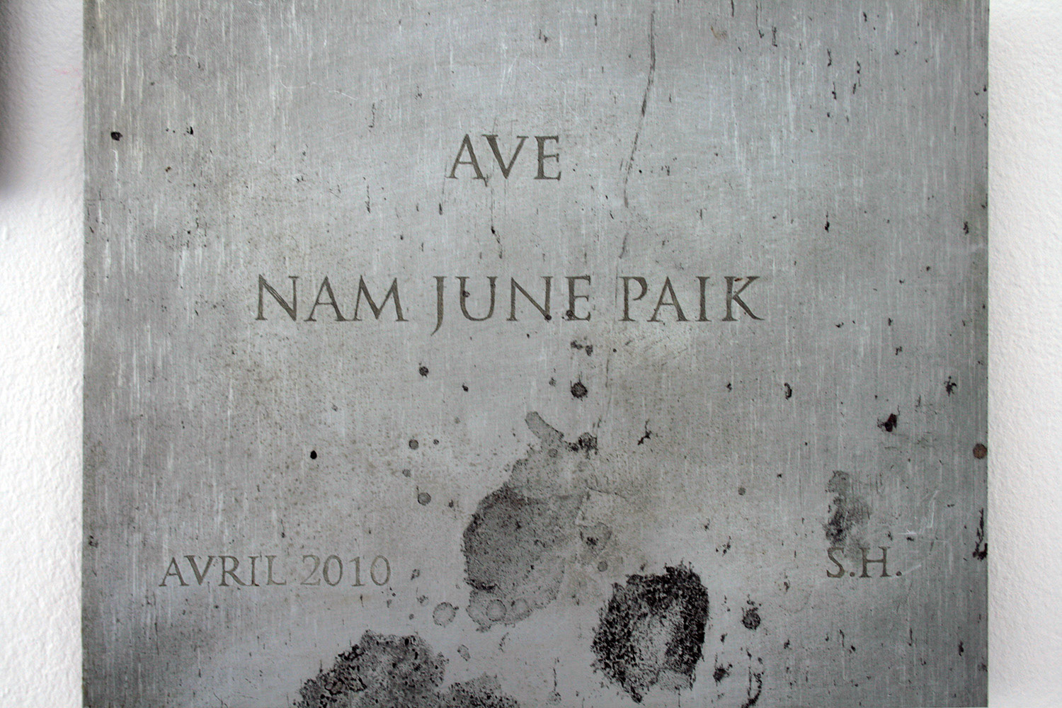 " Reconnaissances - à Nam June Paik "