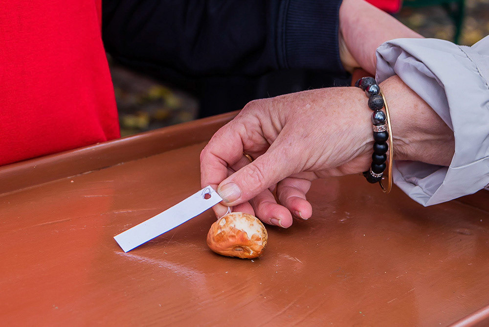 11 novembre 2023 - sur le parvis du Musée Serret de Saint-Amarin (68) - jour de la performance commémorative et collective - Photo : S'0. Photography