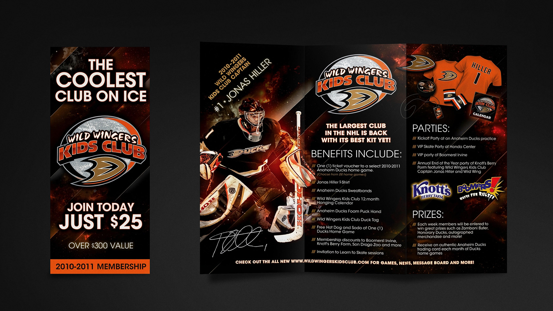 Wild Wingers Kids Club Brochure