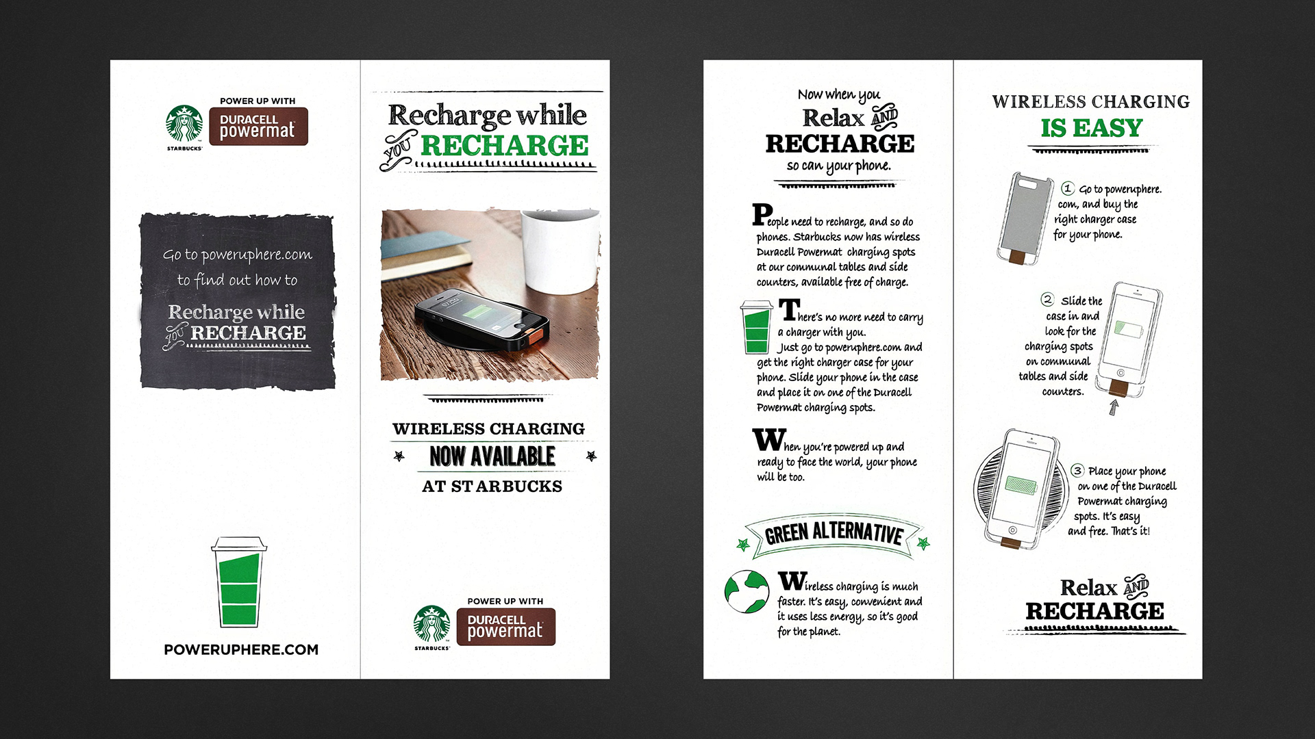 Starbucks Duracell Powermat Brochure