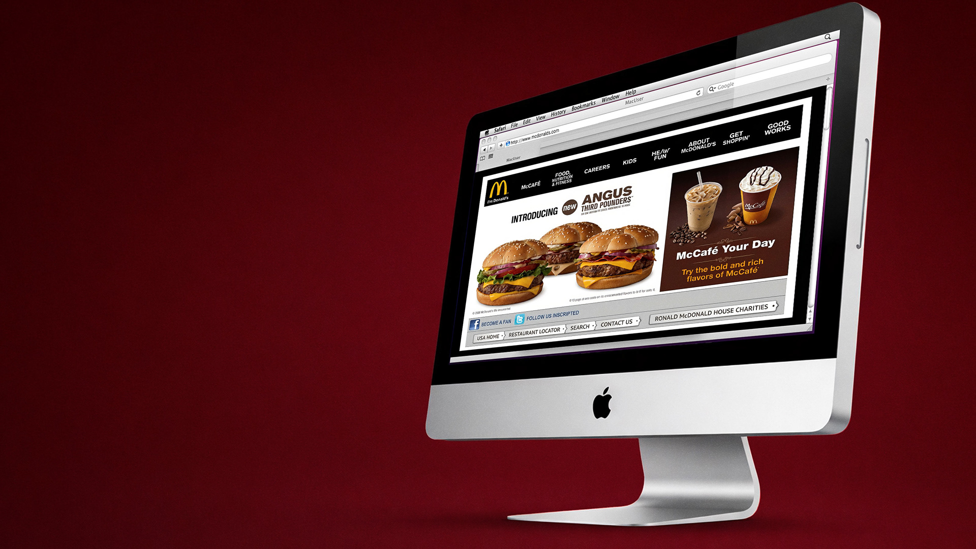 Angus Third Pounder Website Graphics