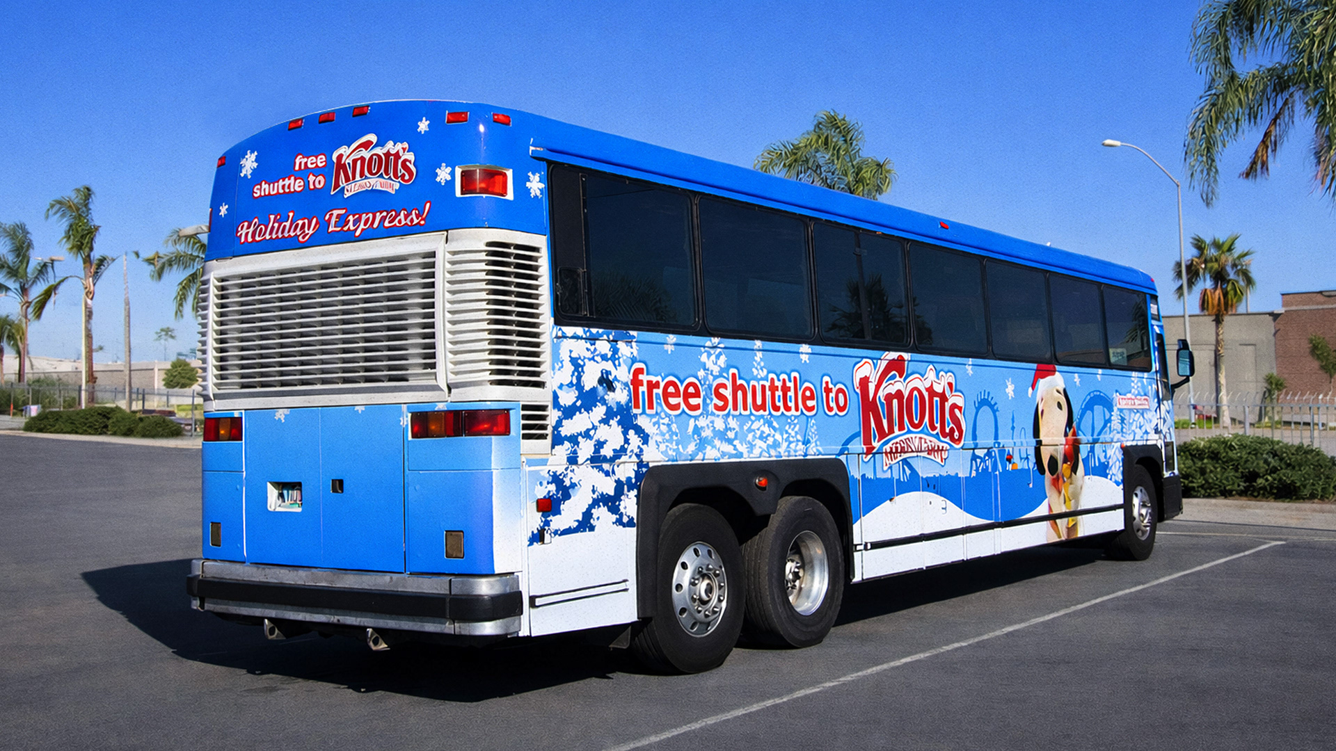 Knott's Merry Farm Bus Wrap
