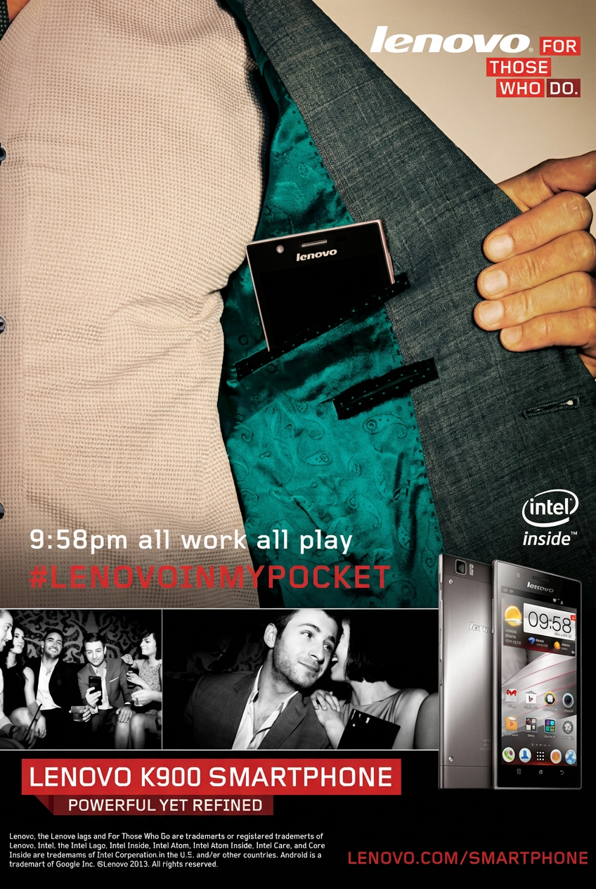 Lenovo K900 Smartphone Ad