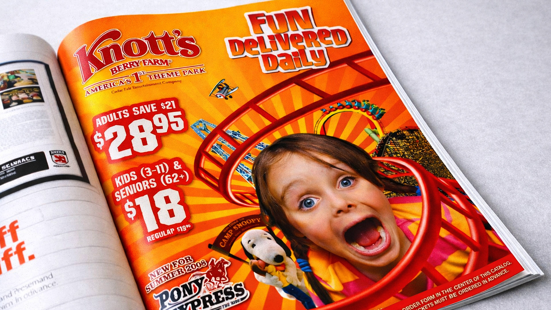 Knott's Berry Farm Magazine Ad