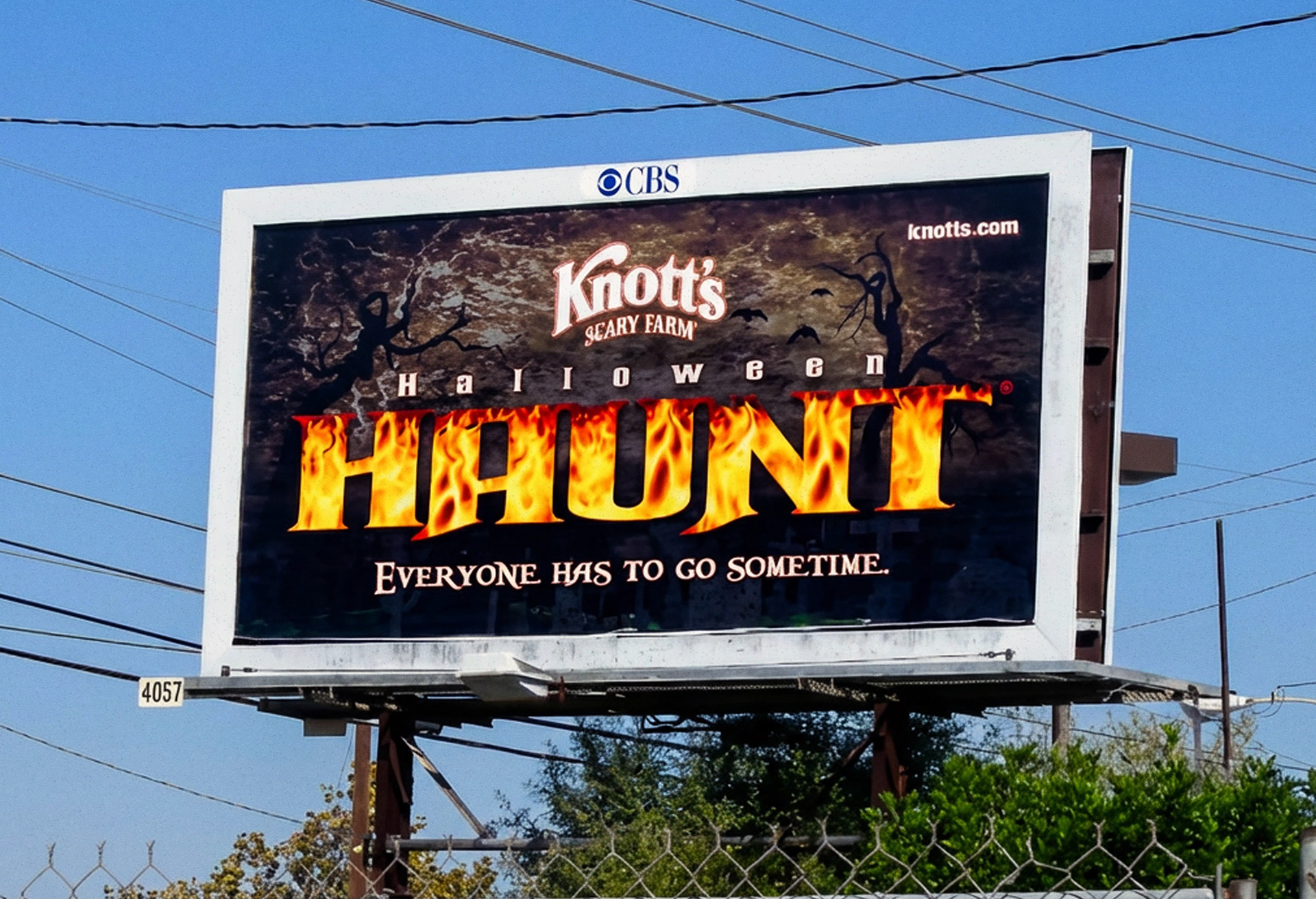 Knott's Scarry Farm Halloween Haunt 2007 Billboard