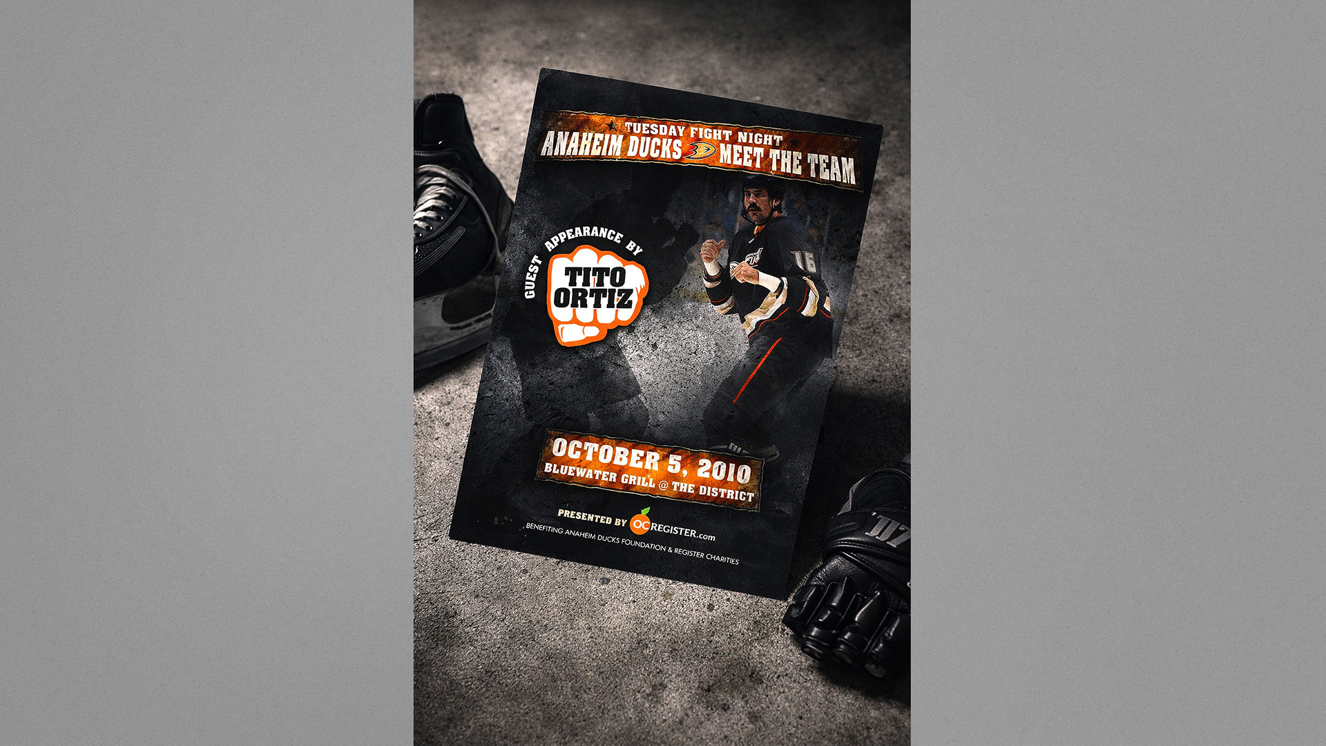 Anaheim Ducks - Meet The Team Flyer