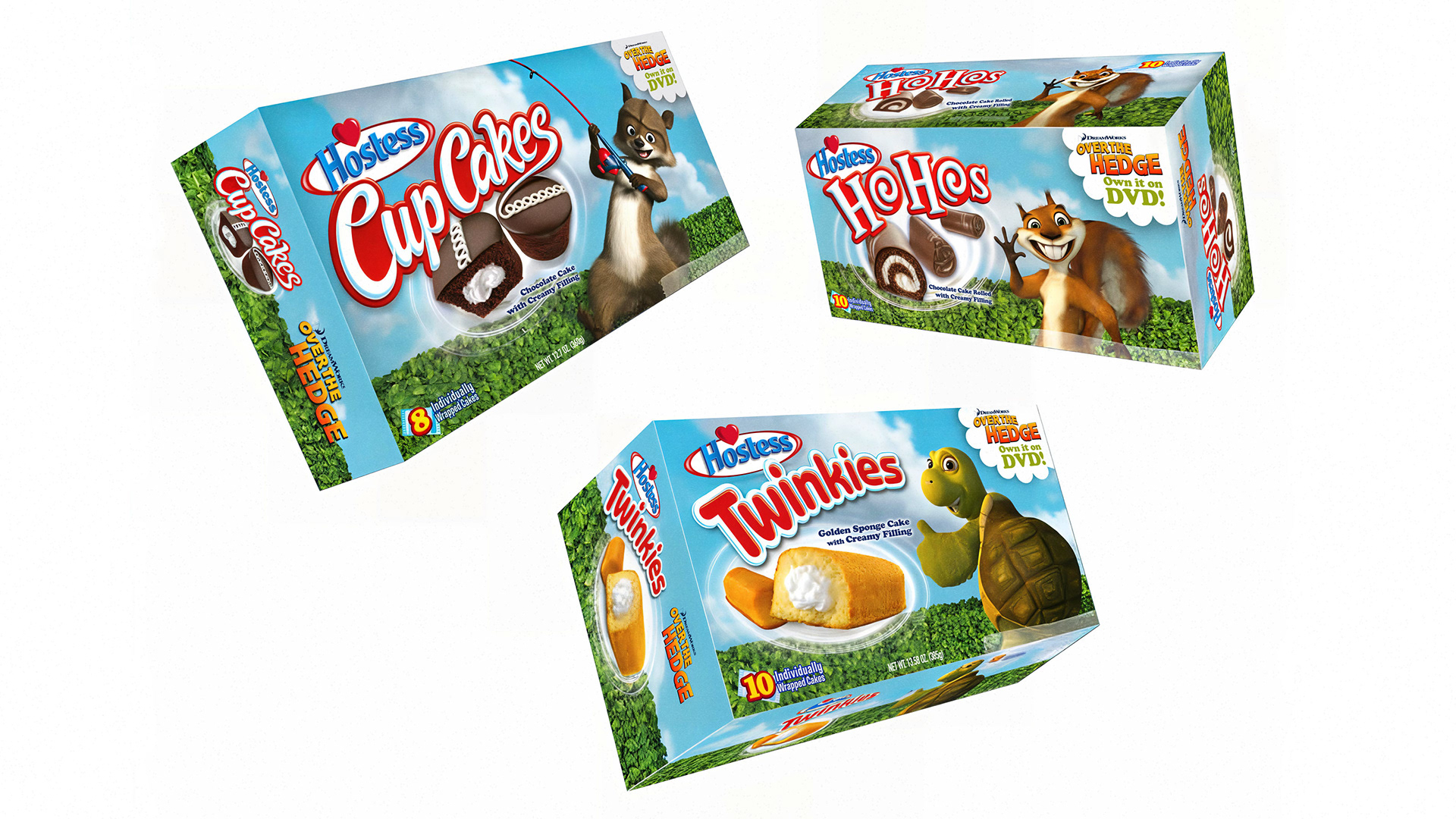 Hostess Over The Hedge Branded Packaging
