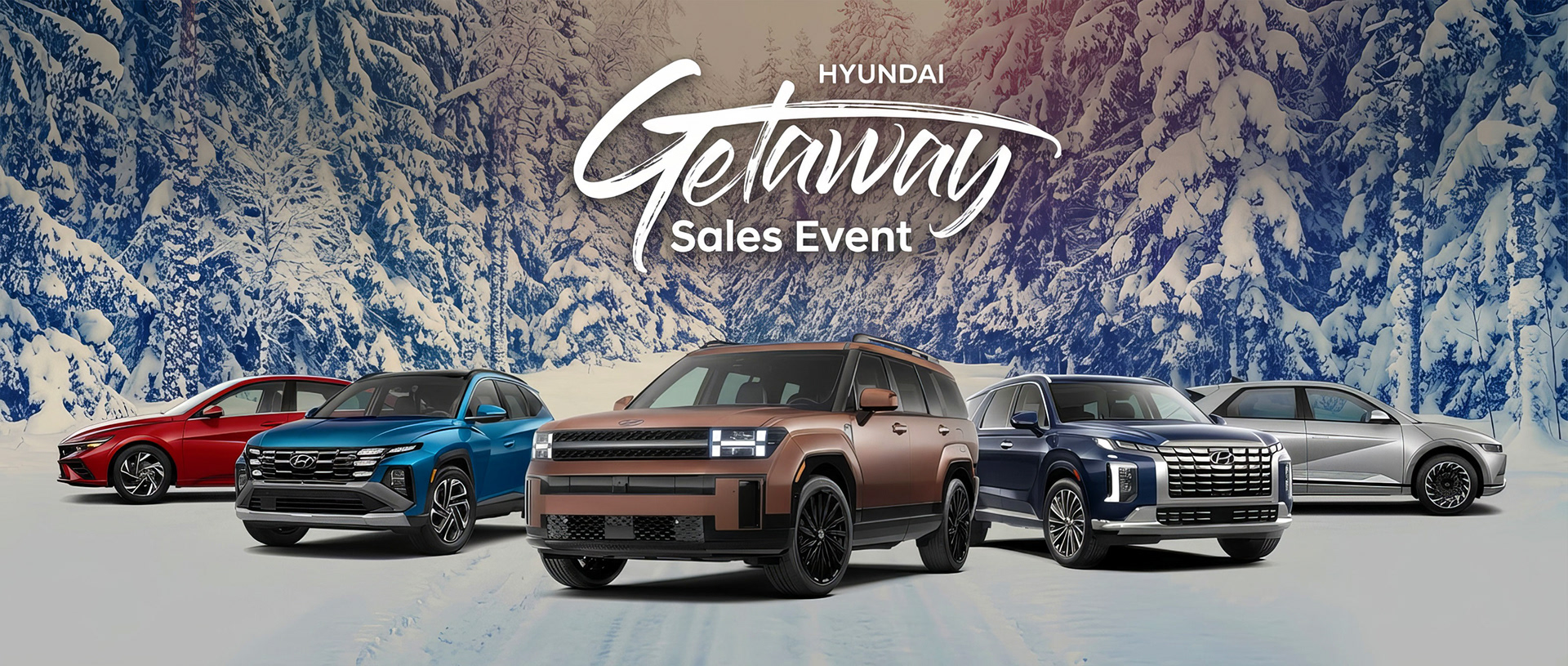 Getaway Sales Event Web Headers