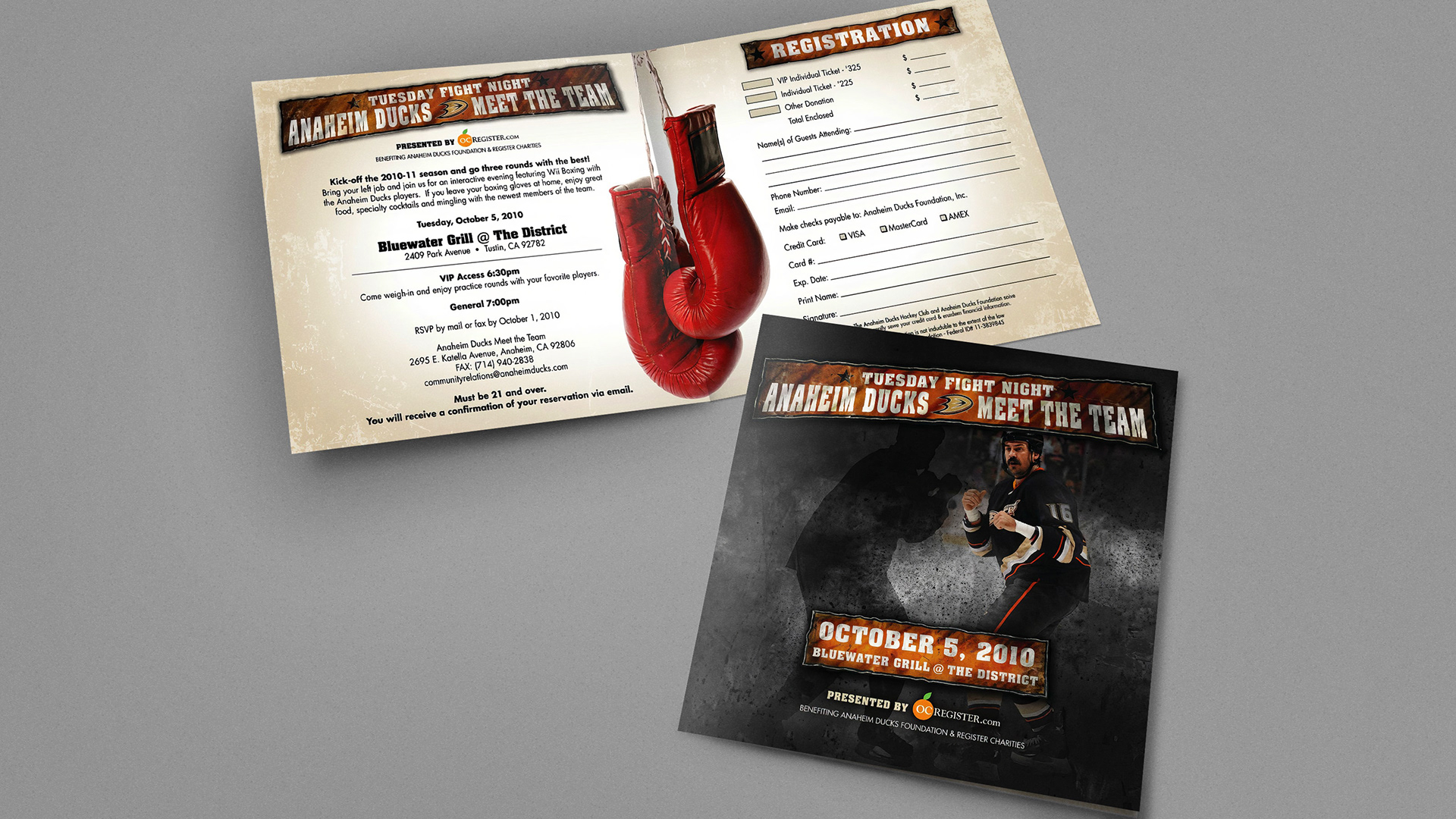 Anaheim Ducks - Meet The Team Sign-Up Form