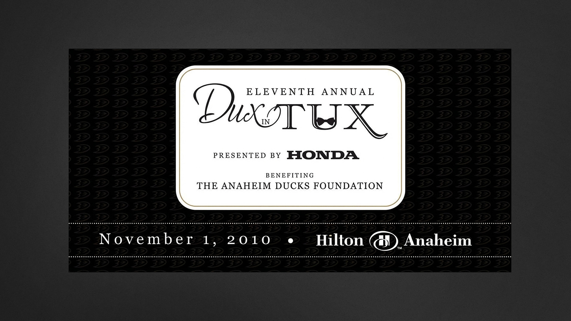 Eleventh Annual Dux In Tux Event Banner