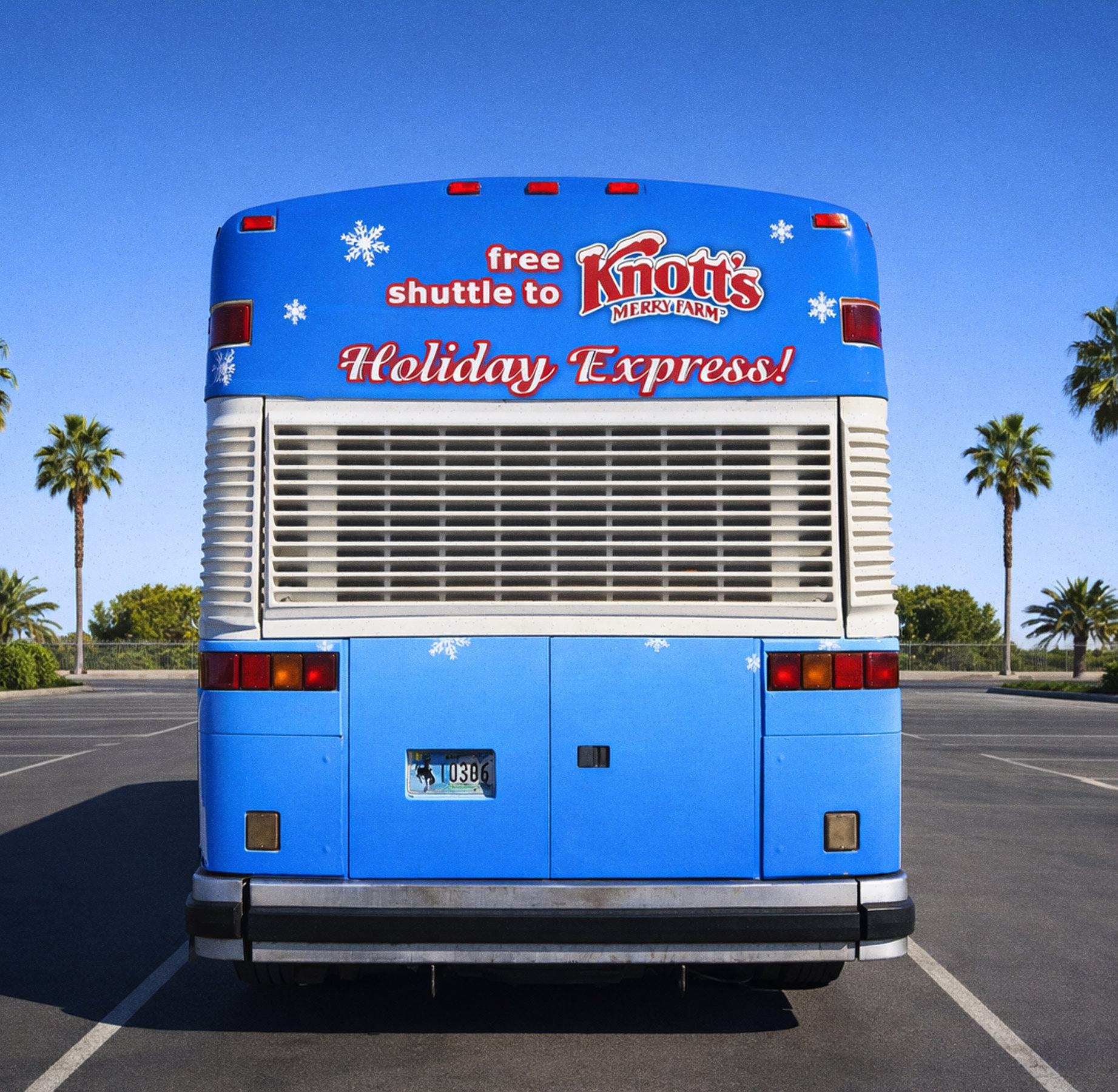 Knott's Merry Farm Bus Wrap