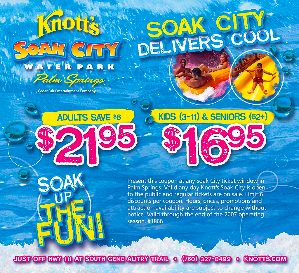 Knott's Soak City Coupon