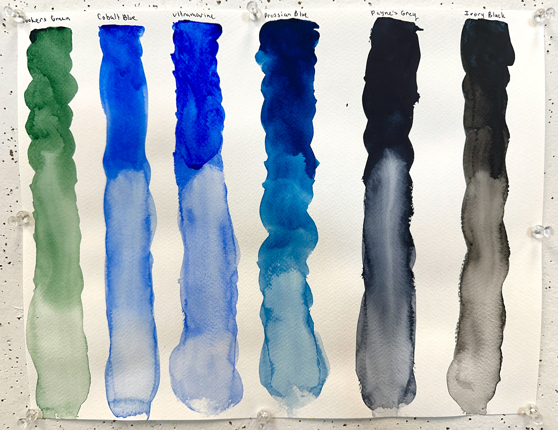 Gradient 2 - Watercolor on Fabriano Studio Watercolor Paper - Feb. 7th, 2026