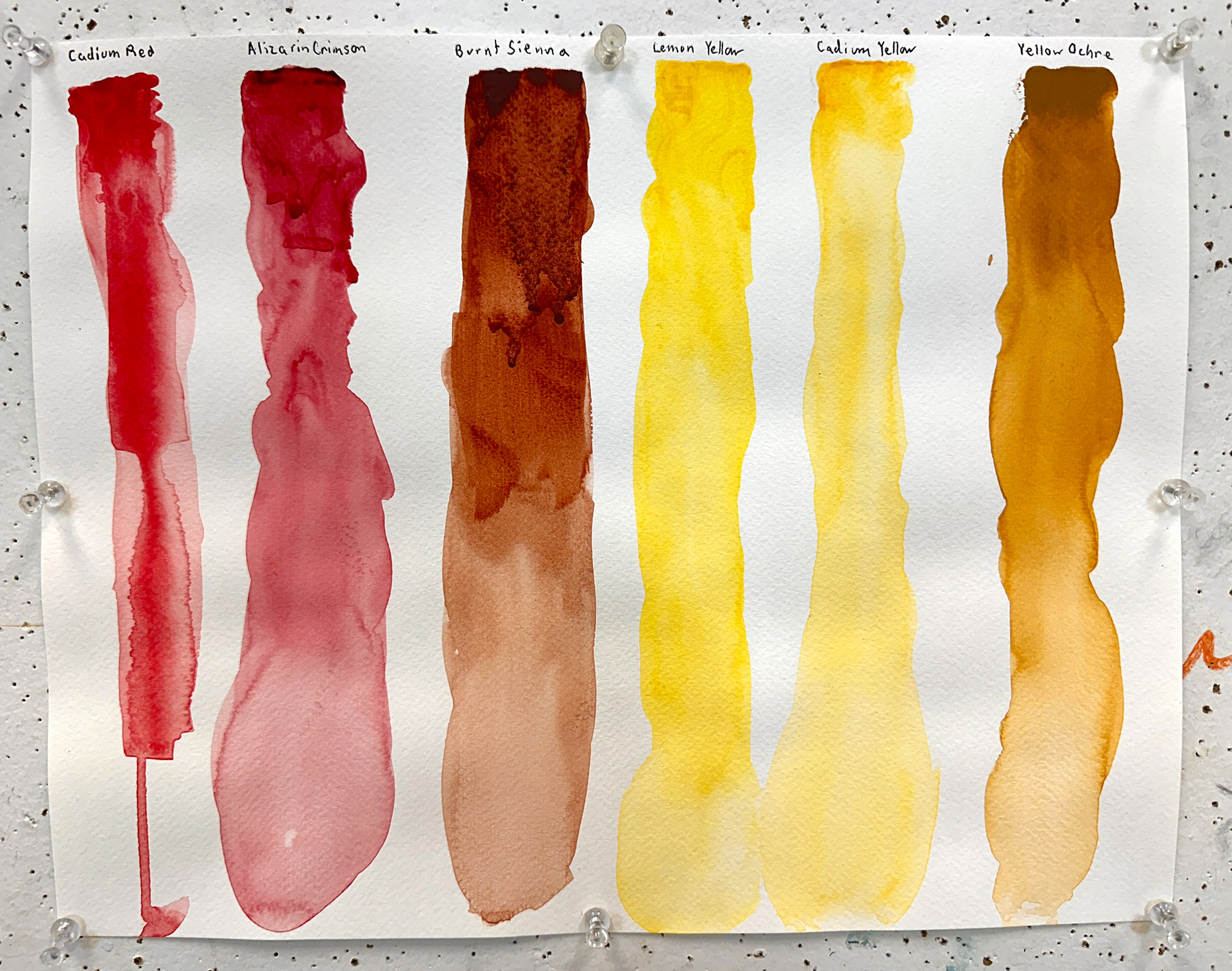 Gradient 1 - Watercolor on Fabriano Studio Watercolor Paper - Feb. 7th, 2026