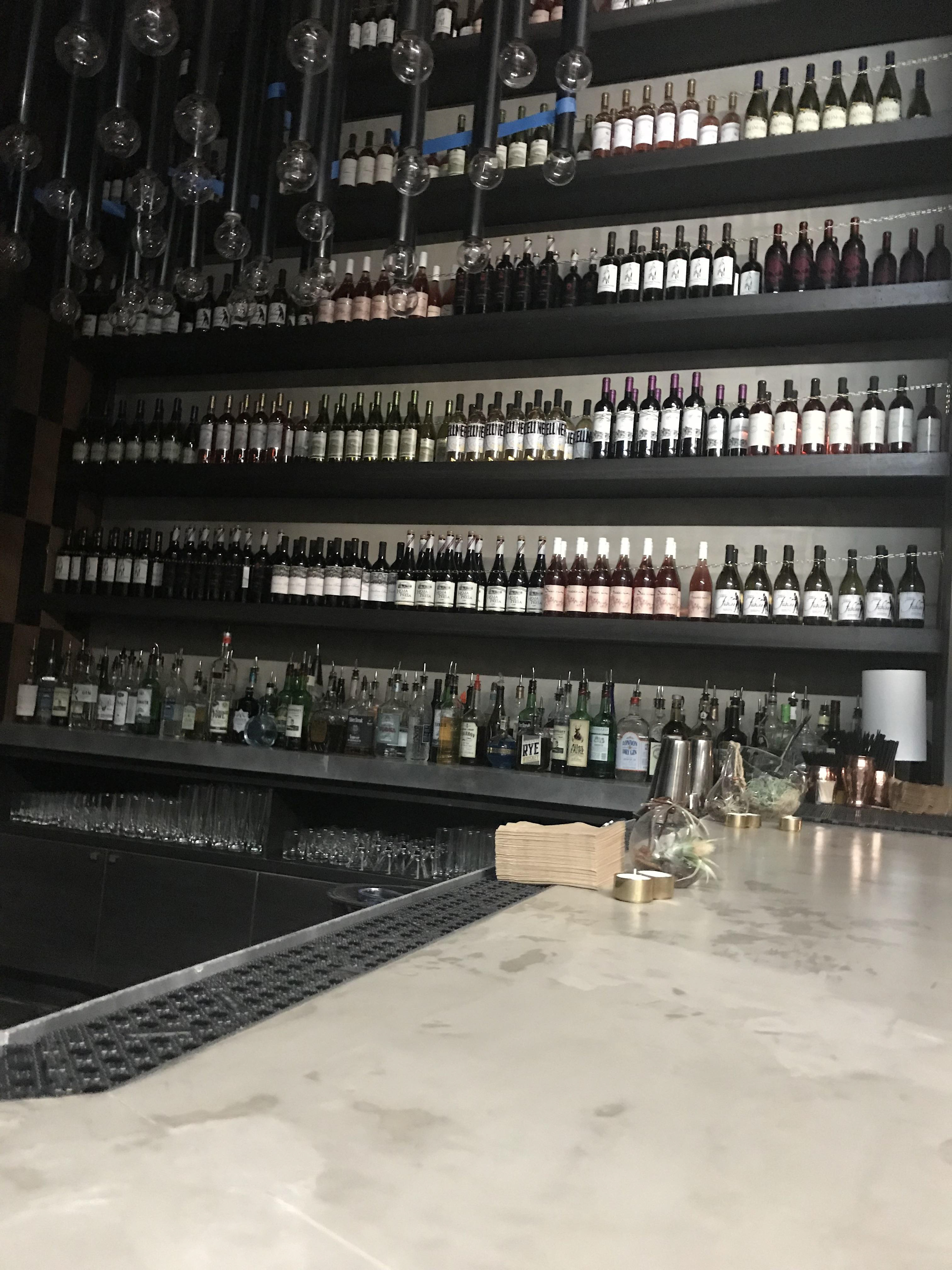 Douro Bar All Wine and Alcohol labels created in house