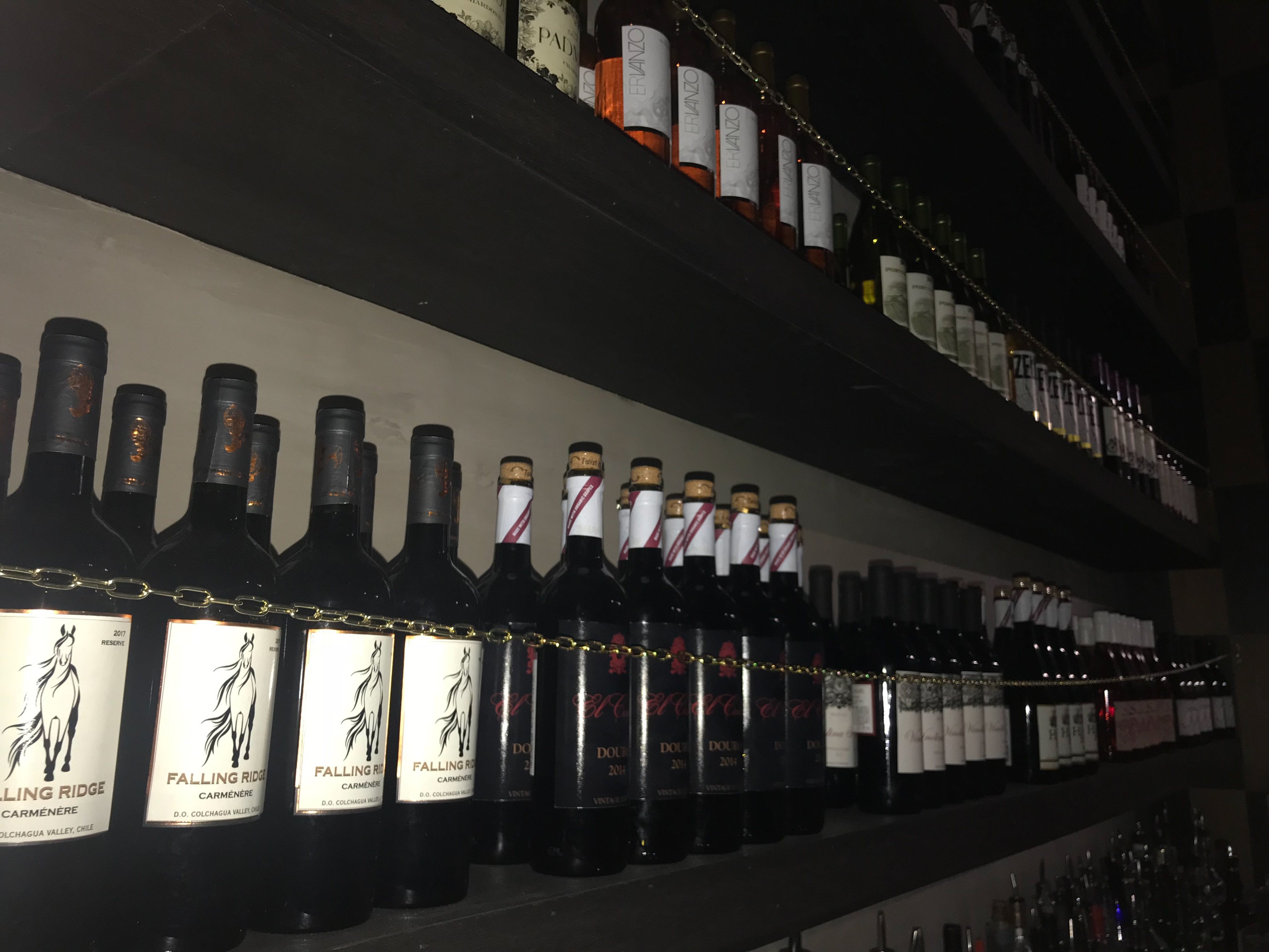 Douro Bar All Wine and Alcohol labels created in house