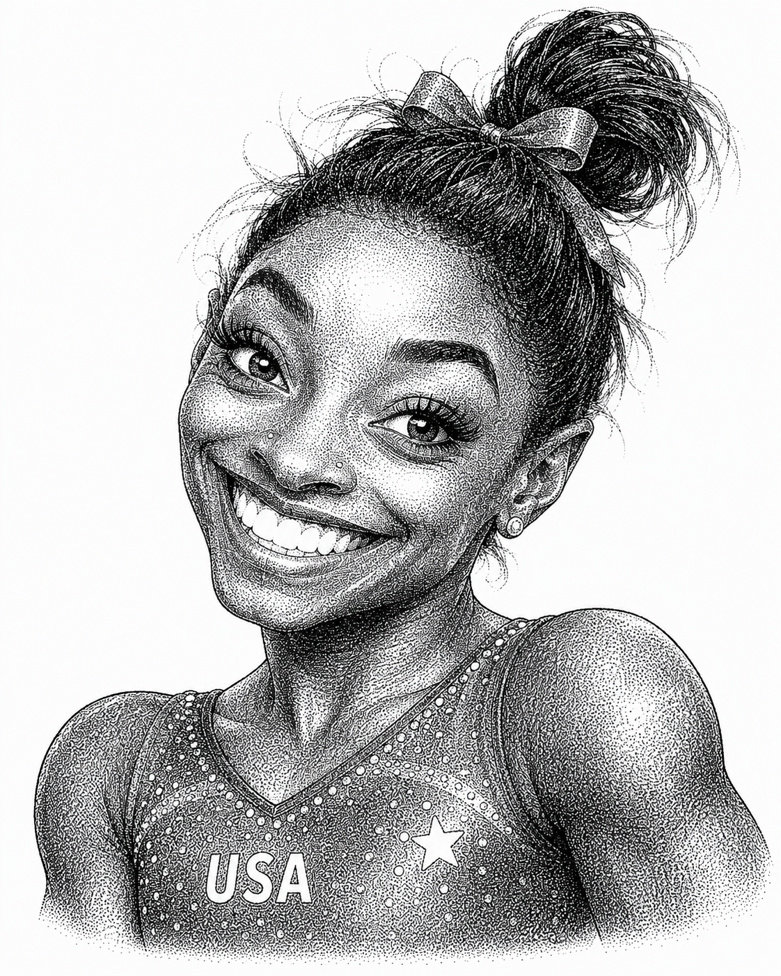 Simone Biles (Created with DALL·E)
