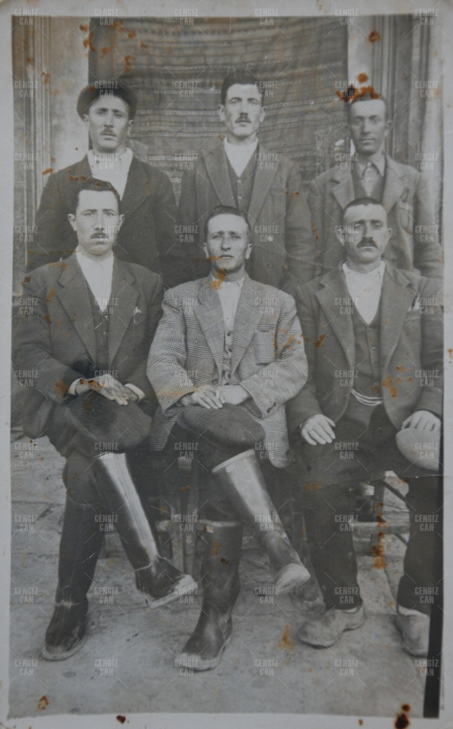 Grandpa & friends 1950s - Original