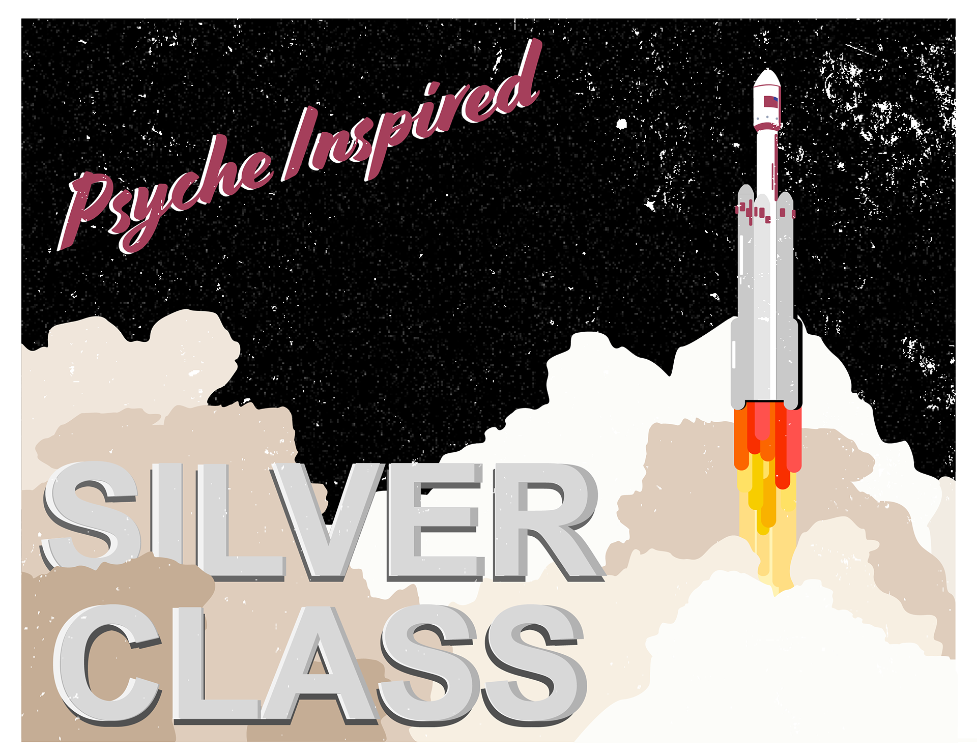 Psyche Inspired Silver Class Poster