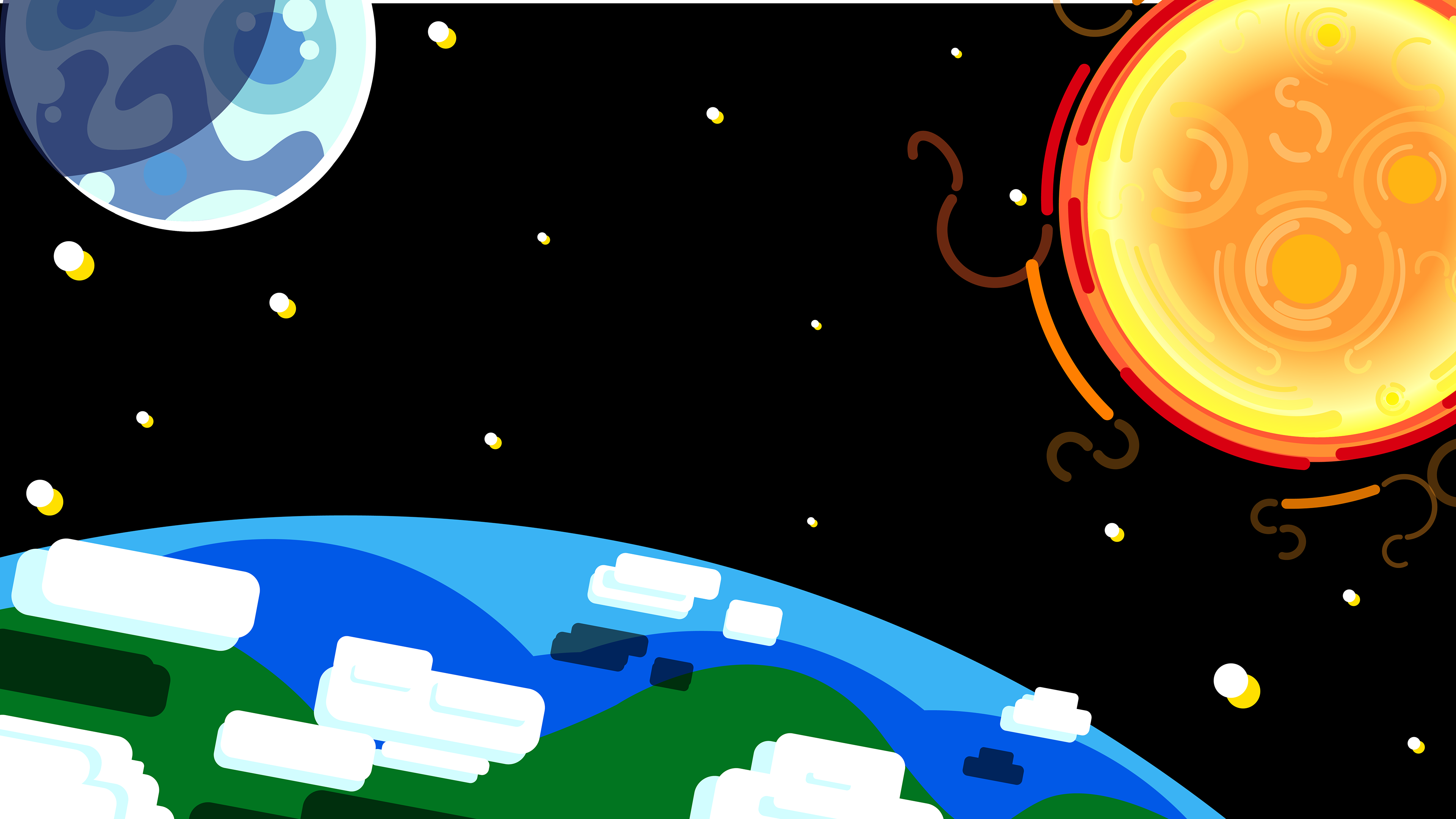 Zoom Background Illustration