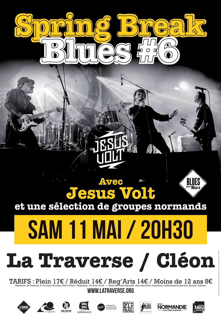 Affiche concert JESUS VOLT