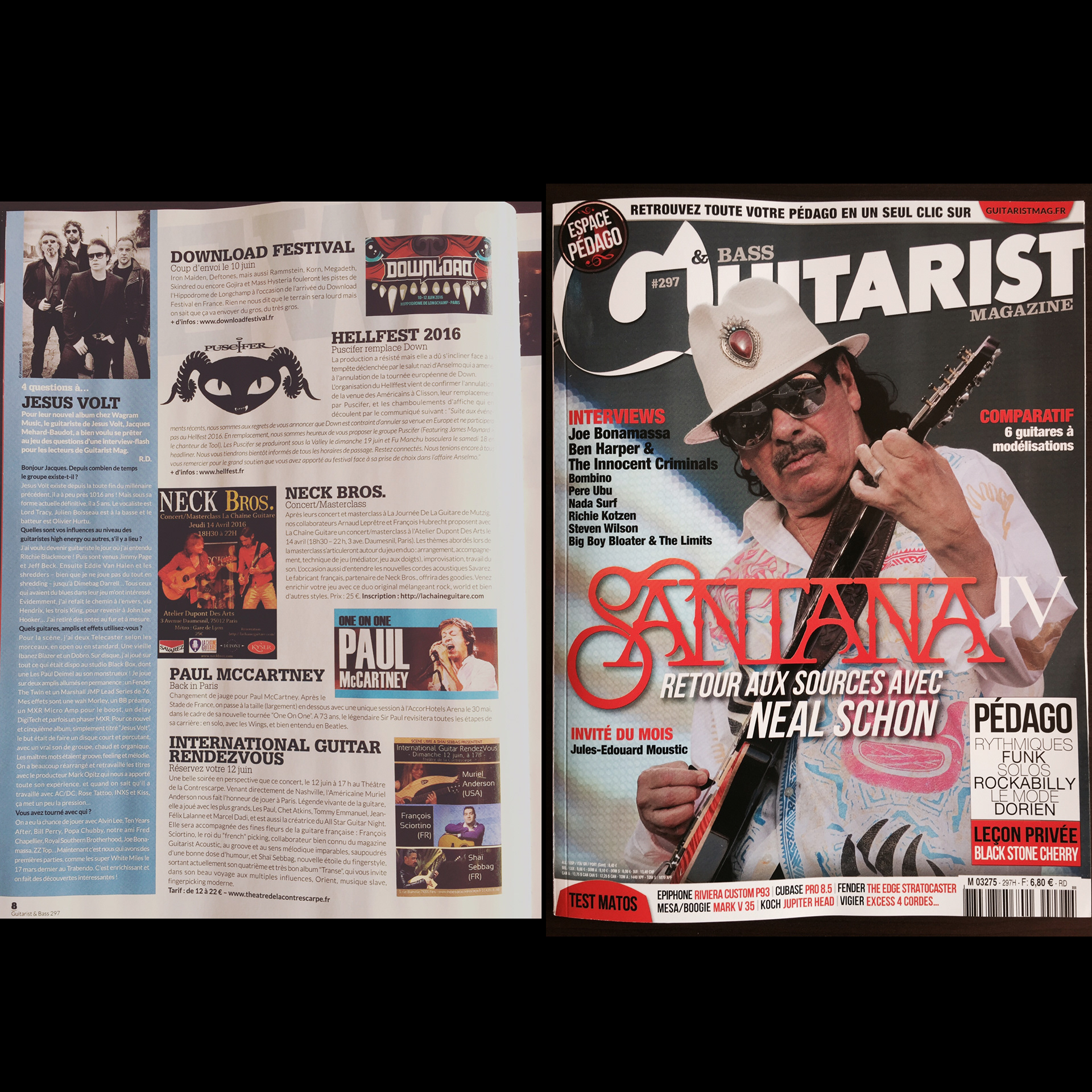 Guitarist & Bass Magazine / Jesus Volt