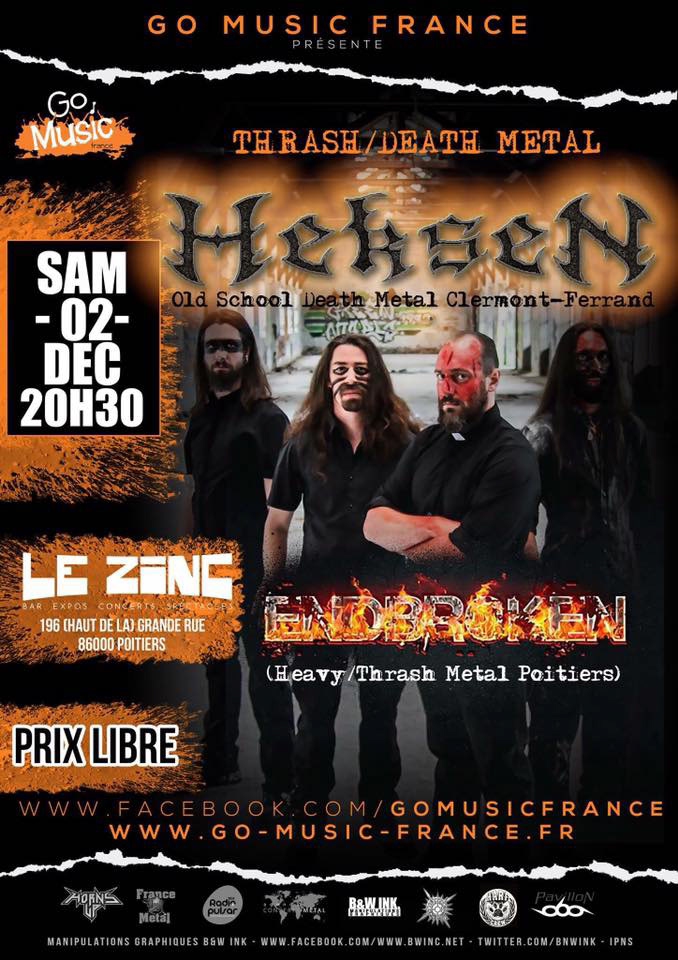 Affiche concert HEKSEN