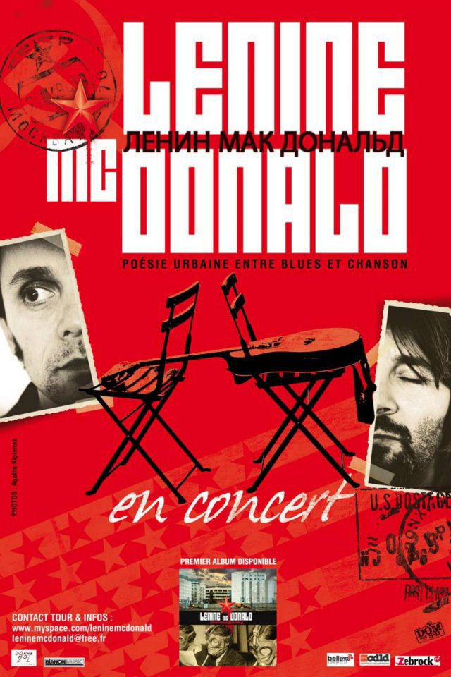 Affiche concert Lenine Mc DONALD