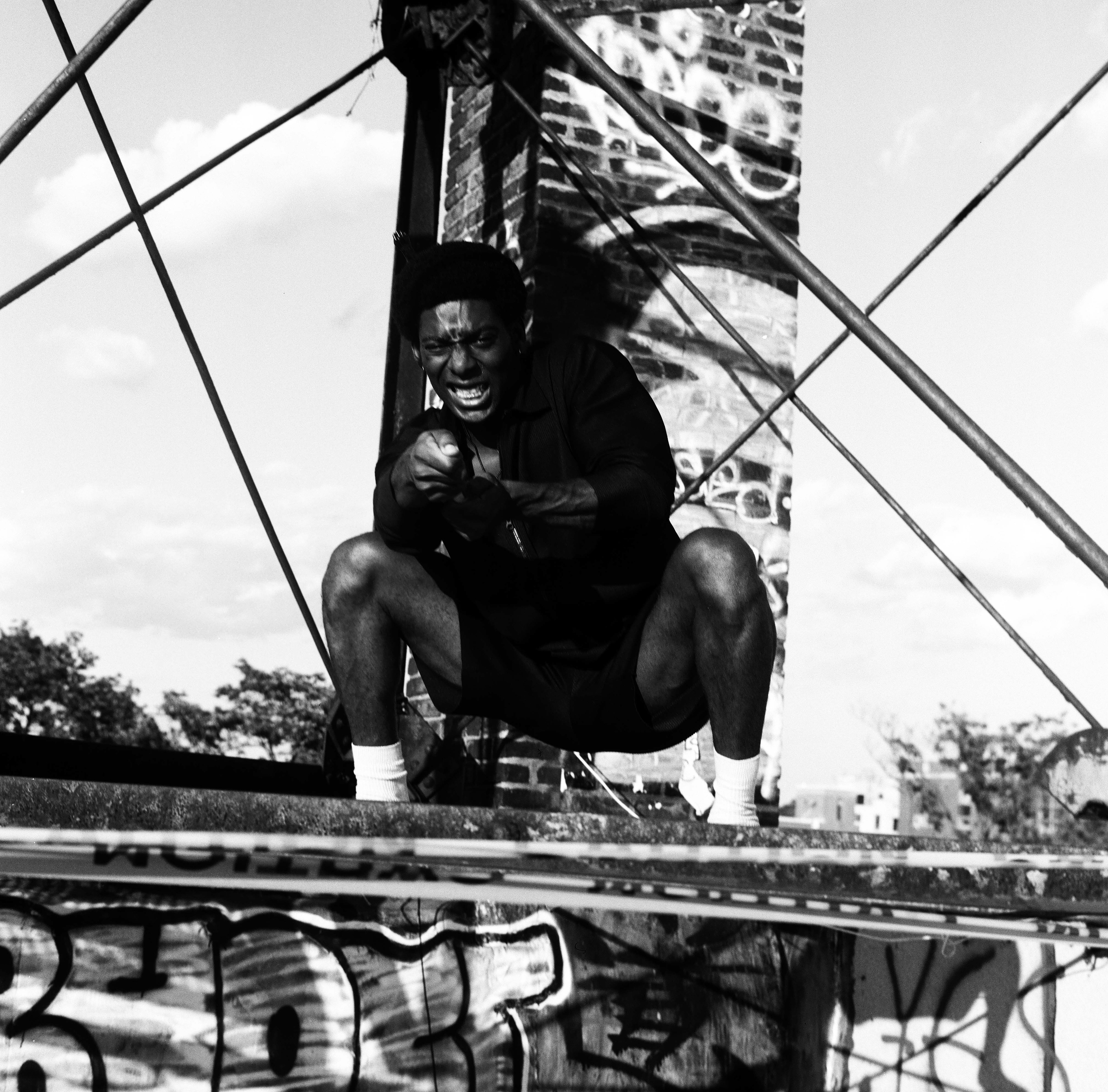 Chris Hart, Actor/Artist on the Rooftop | Brooklyn, NY | USA