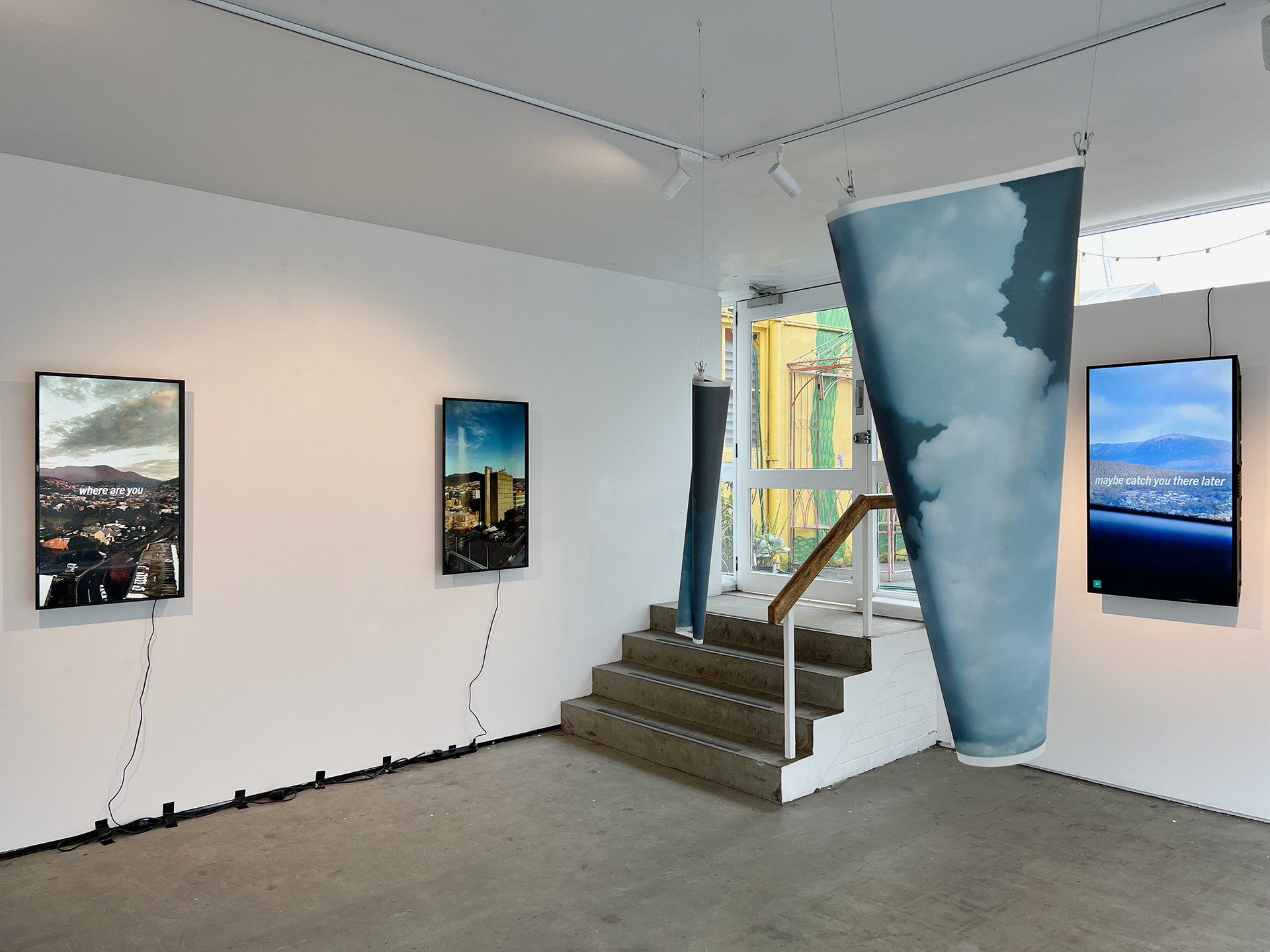 Image: Adam Hsieh, 'i didn't come here for love,' 2023, 'electronic erotica,' installation view, Good Grief Studios, 2023, image courtesy of the artist
