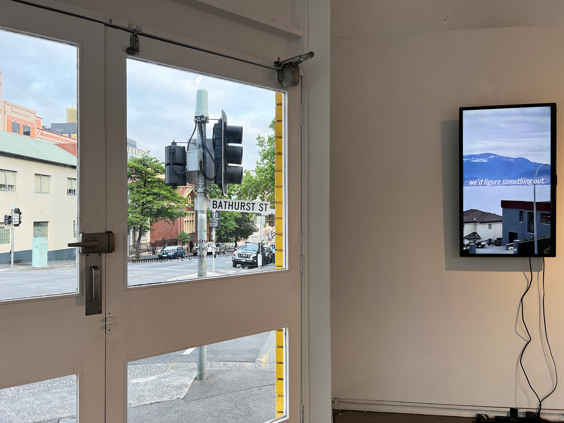 Image: Adam Hsieh, 'i didn't come here for love,' 2023, 'electronic erotica,' installation view, Good Grief Studios, 2023, image courtesy of the artist