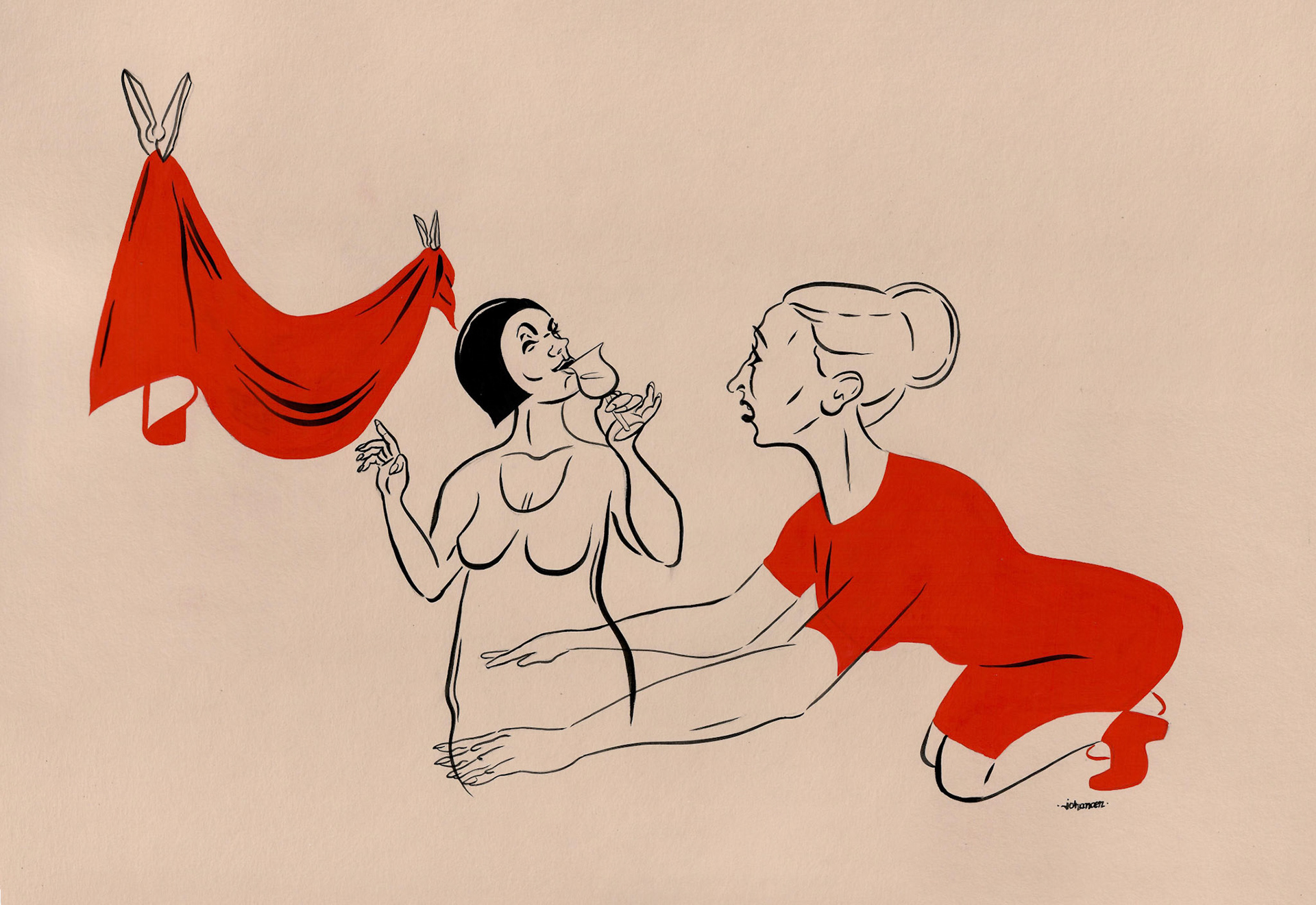 Third Space - Gouache on paper