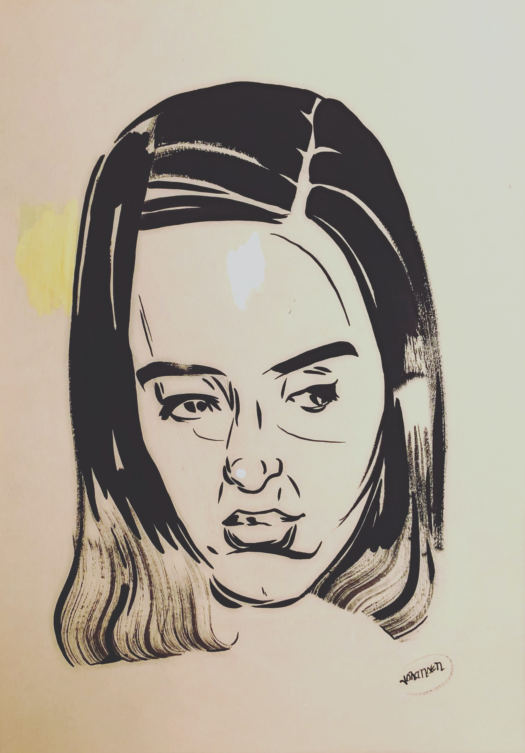 Su Tissue - Gouache on paper