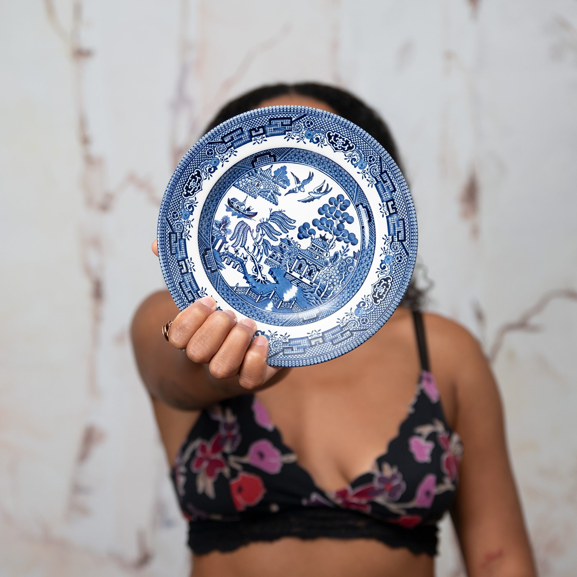 "Face plate #9" // Archival inkjet on photo rag paper // 16" x 16", framed at 20" x 20"