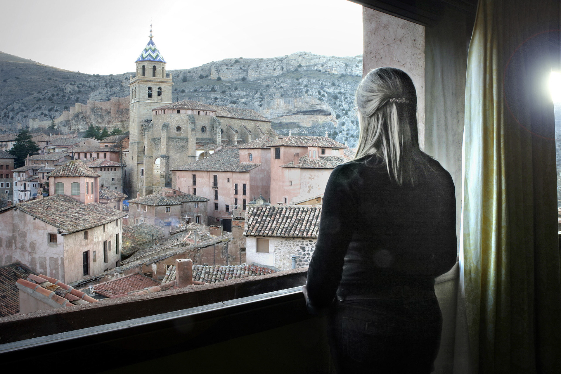 Vista de Albarracín desde Casa de Santiago, el hotel con más encanto del lugar.