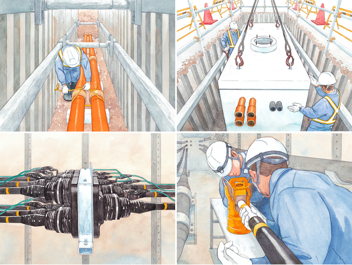 株式会社シーテック/事業紹介イラスト