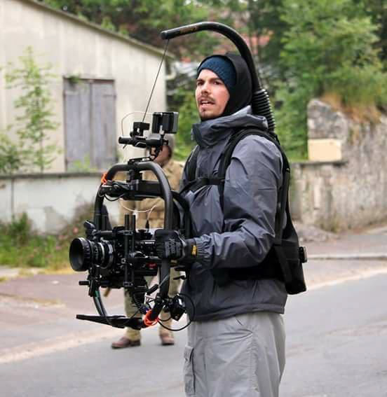 Guillaume Le Mezo operating on a documentary in France.