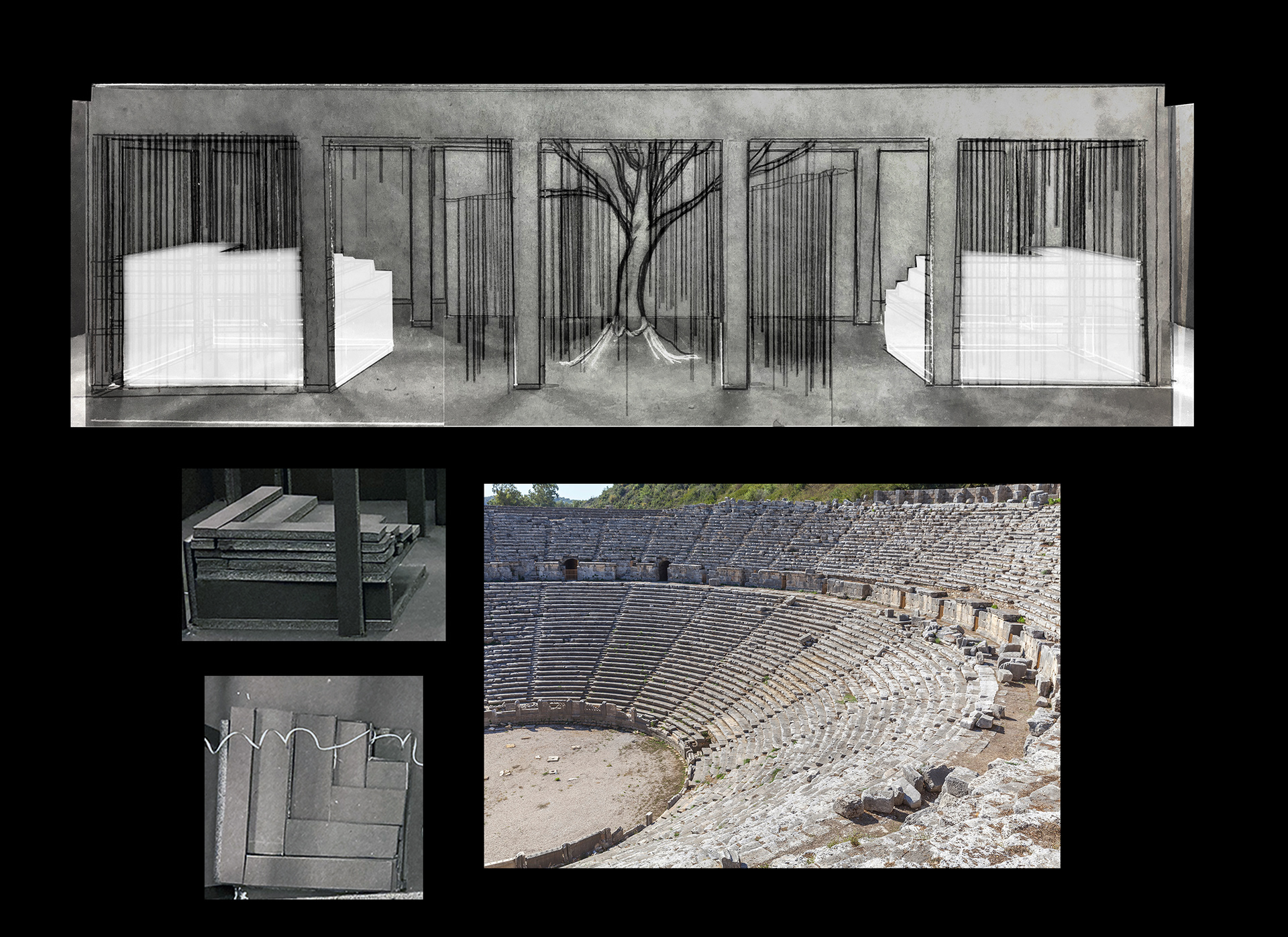Ancient Greek Theatron-style Audience Seating