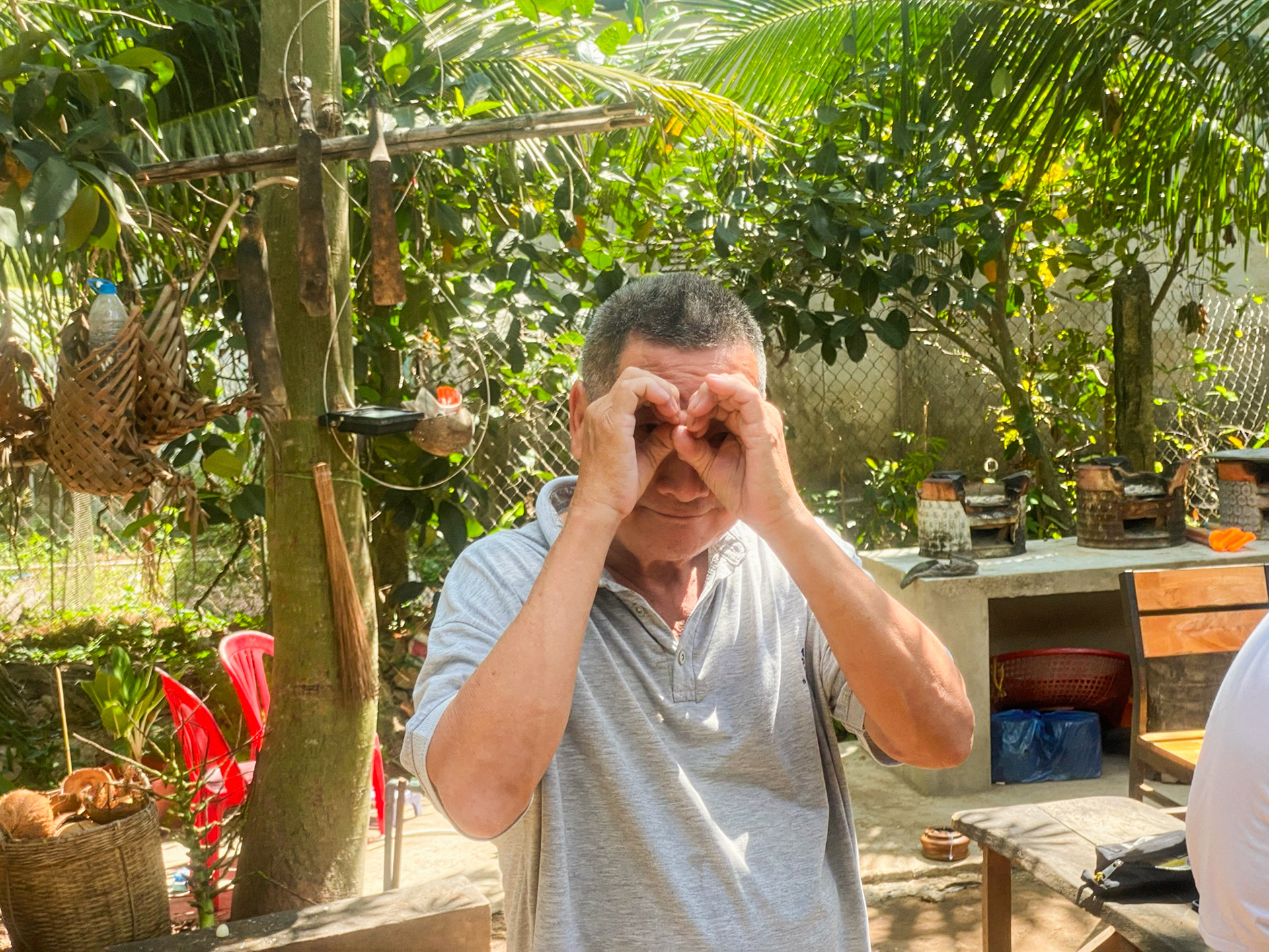 Teacher of the handicraft