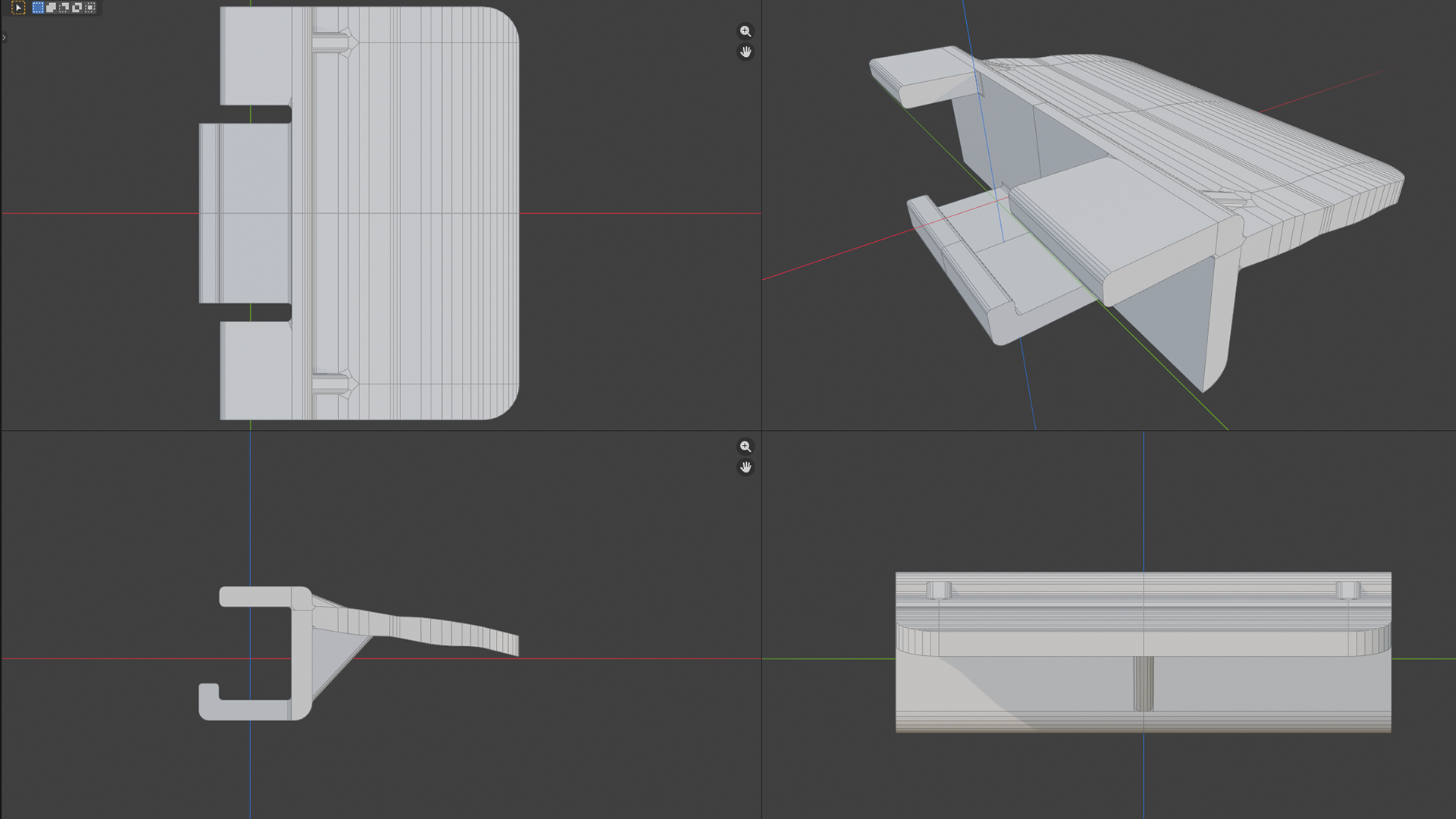 Blinds handle for 3d printing