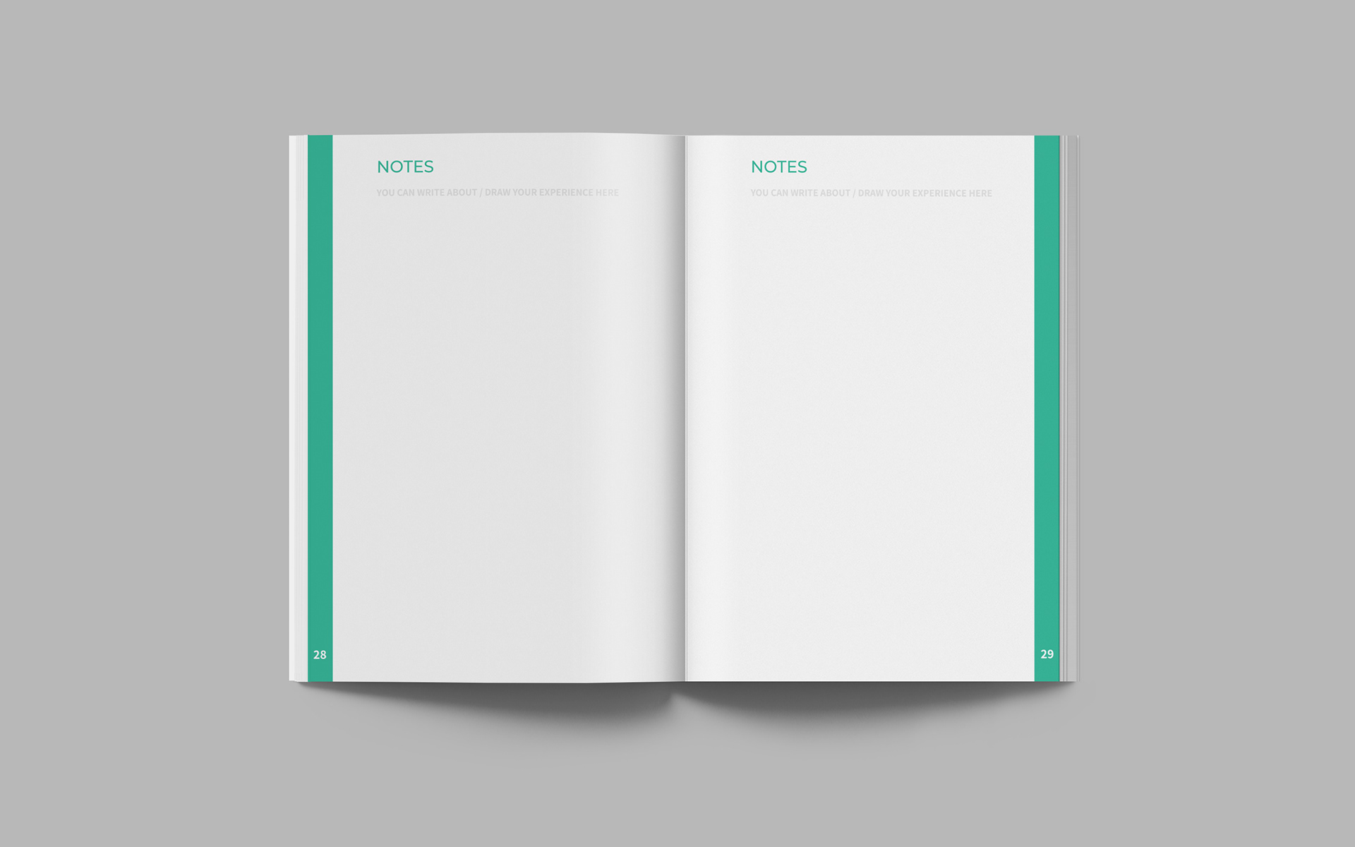 Track Guide Booklet - Notes Page e.g.