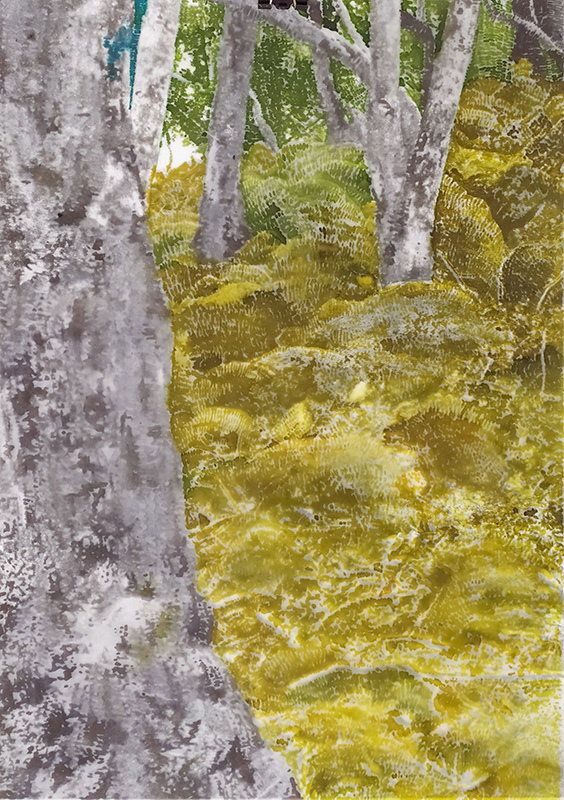 Mechy / kombinovaná technika / 2020 / 41x29 cm