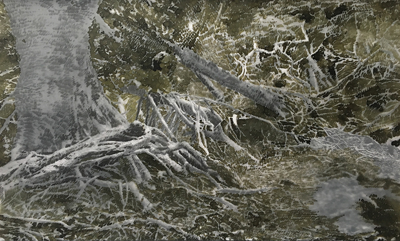 Bez názvu / kombinovaná technika / 2021 / 29x41,5 cm