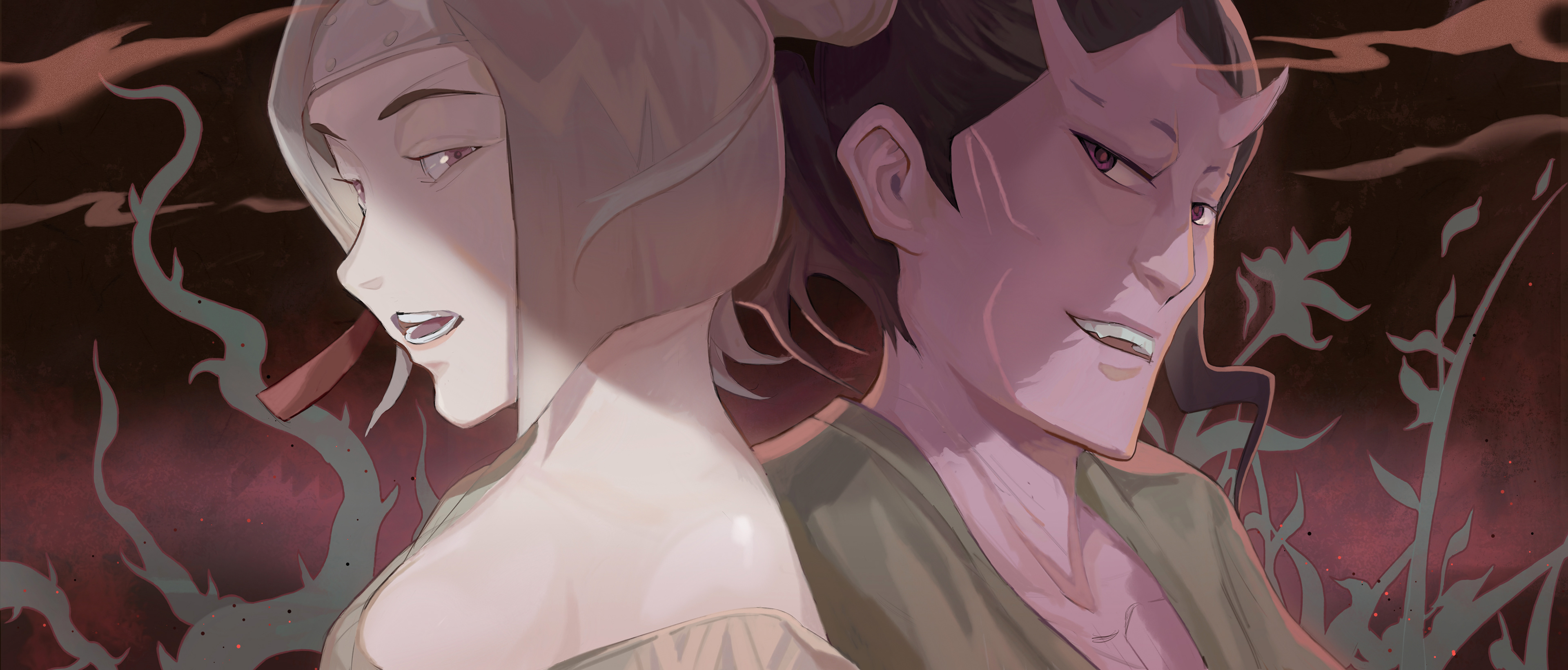 The character design of the Japanese Shogun story