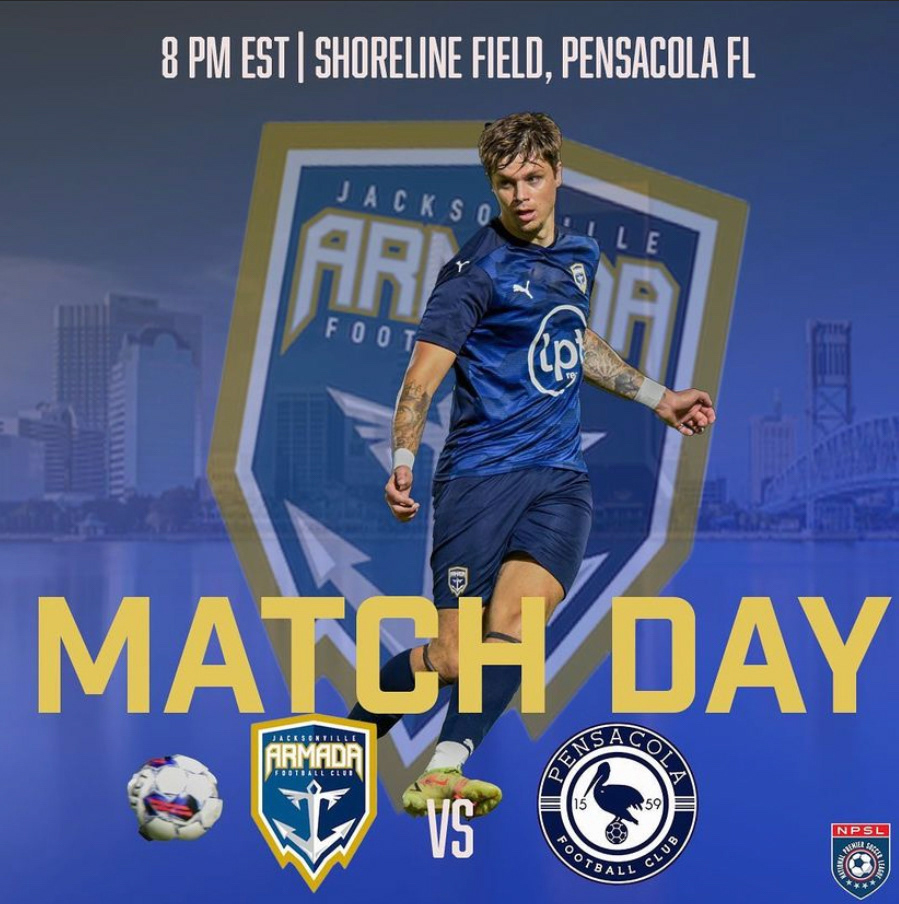 Jax Armada FC Social Media Game Day post