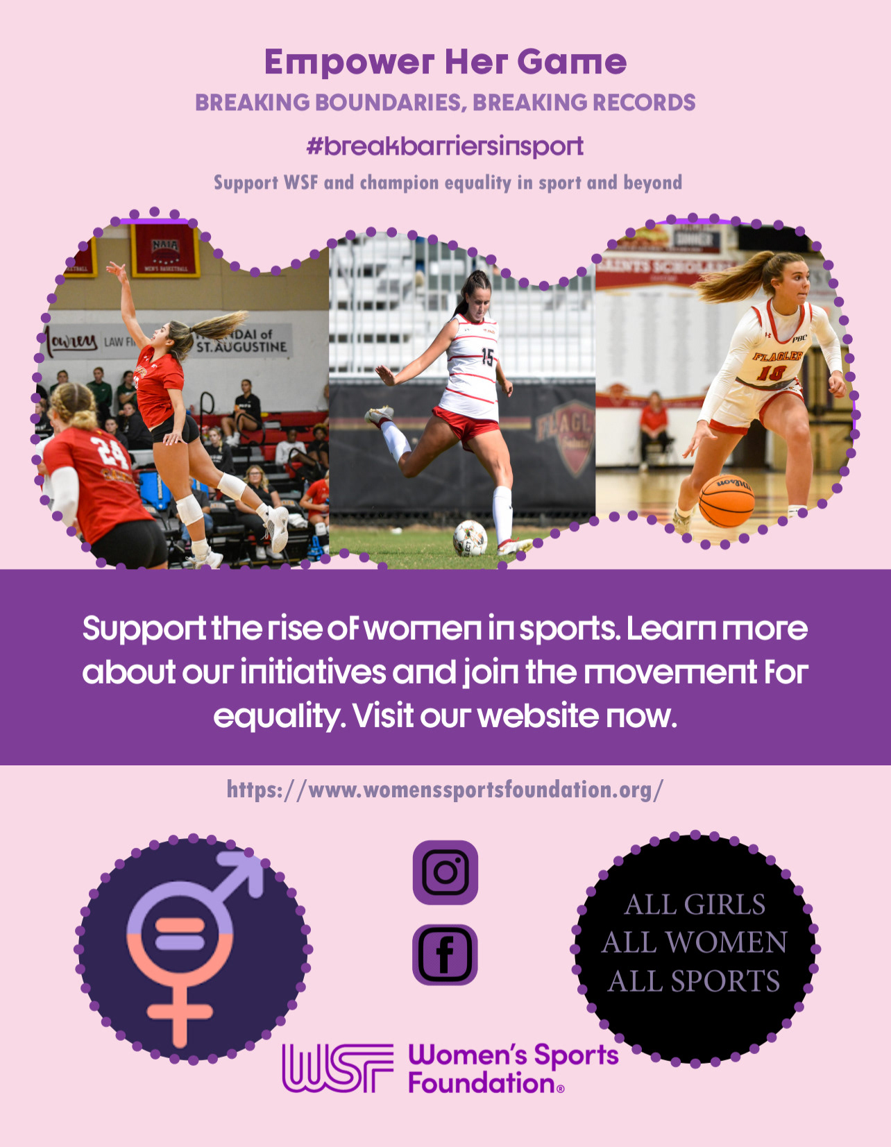 Ad campaign for Women’s Sports Foundation