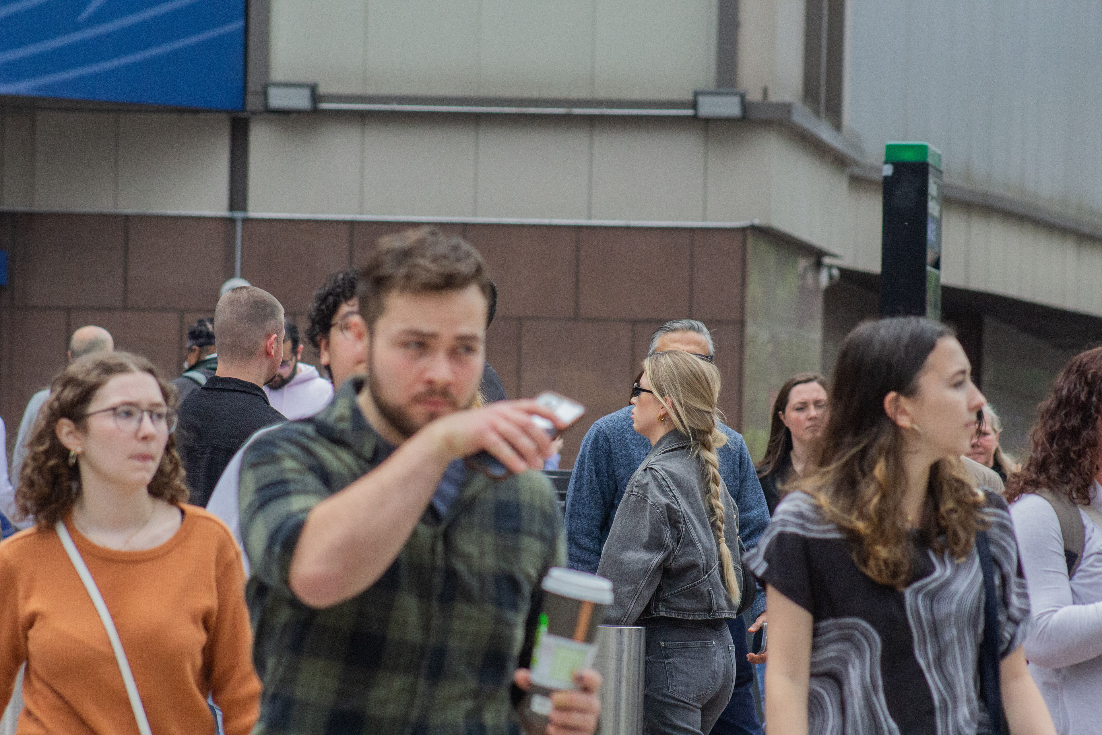 What was he pointing at?