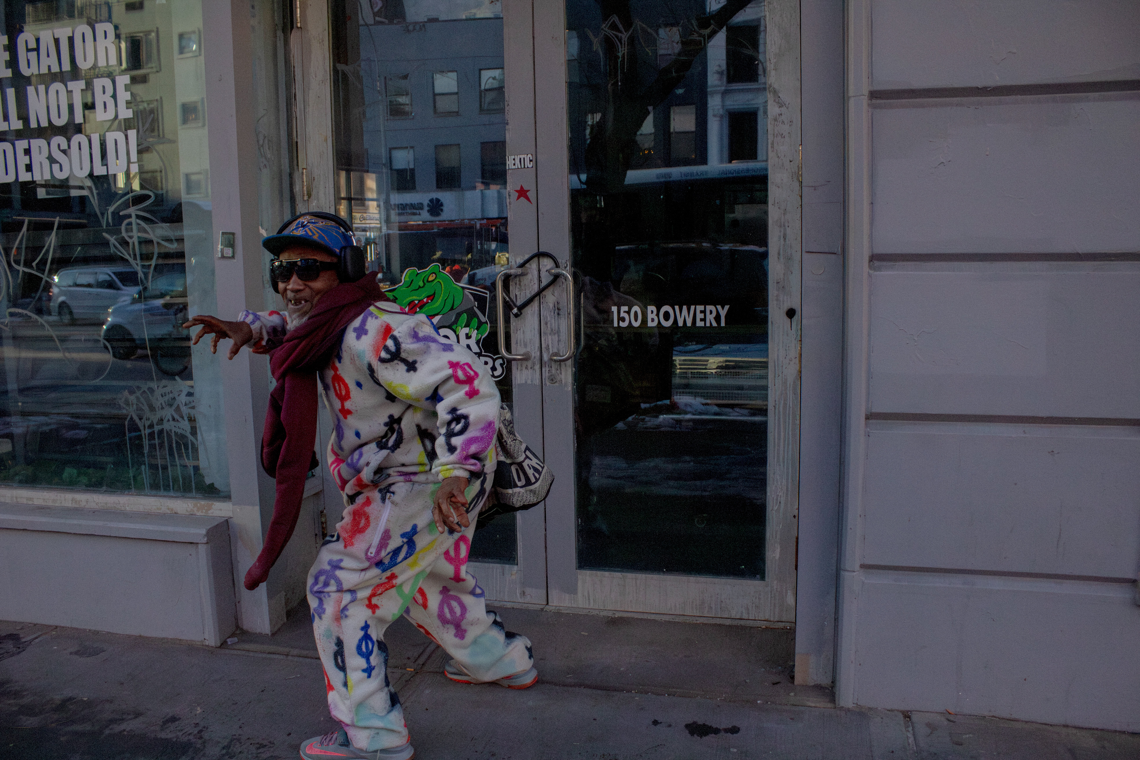 He asked me to take his photo. He gave me a preroll