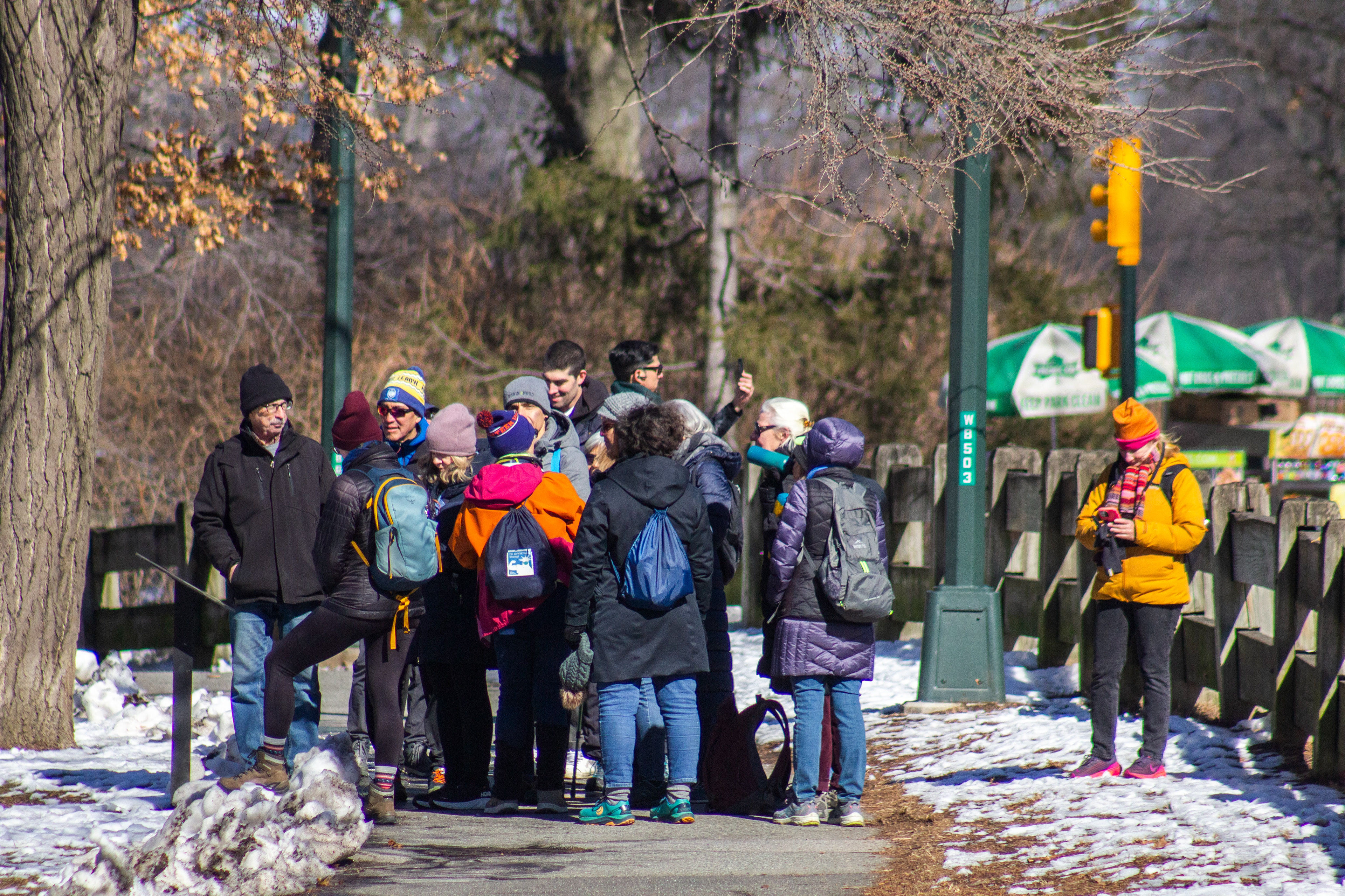 I wonder if they were tourists, or some other social group.