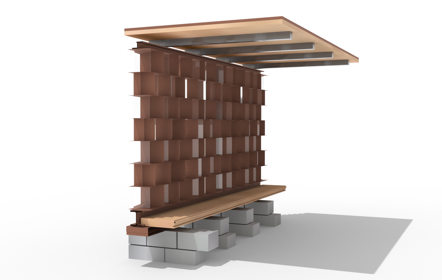 MOORE HONEY HOUSE PRECEDENT SECTION DETAIL